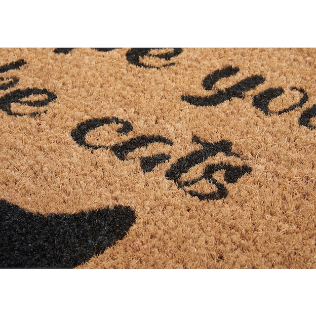HANSE Home Fußmatte »Mix Mats Kokos Cat Fan«, rechteckig, Kokos,  Schmutzfangmatte, Outdoor, Rutschfest, Innen, Kokosmatte, Flur im OTTO  Online Shop