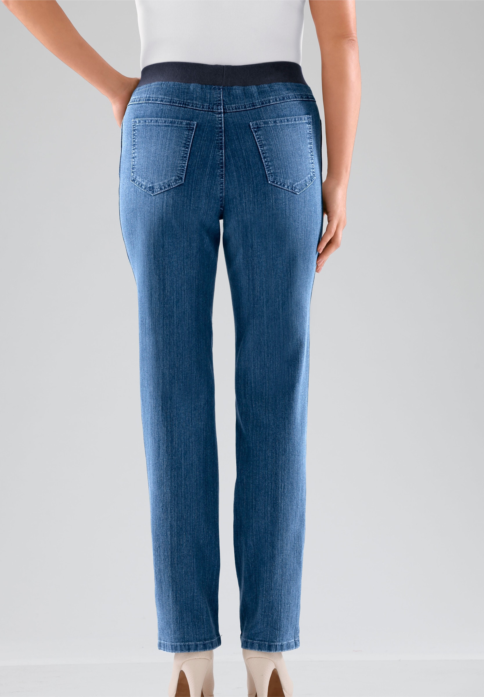Witt Schlupfjeans »Jeans Stretch-Jeans mit Rundum-Dehnbund«