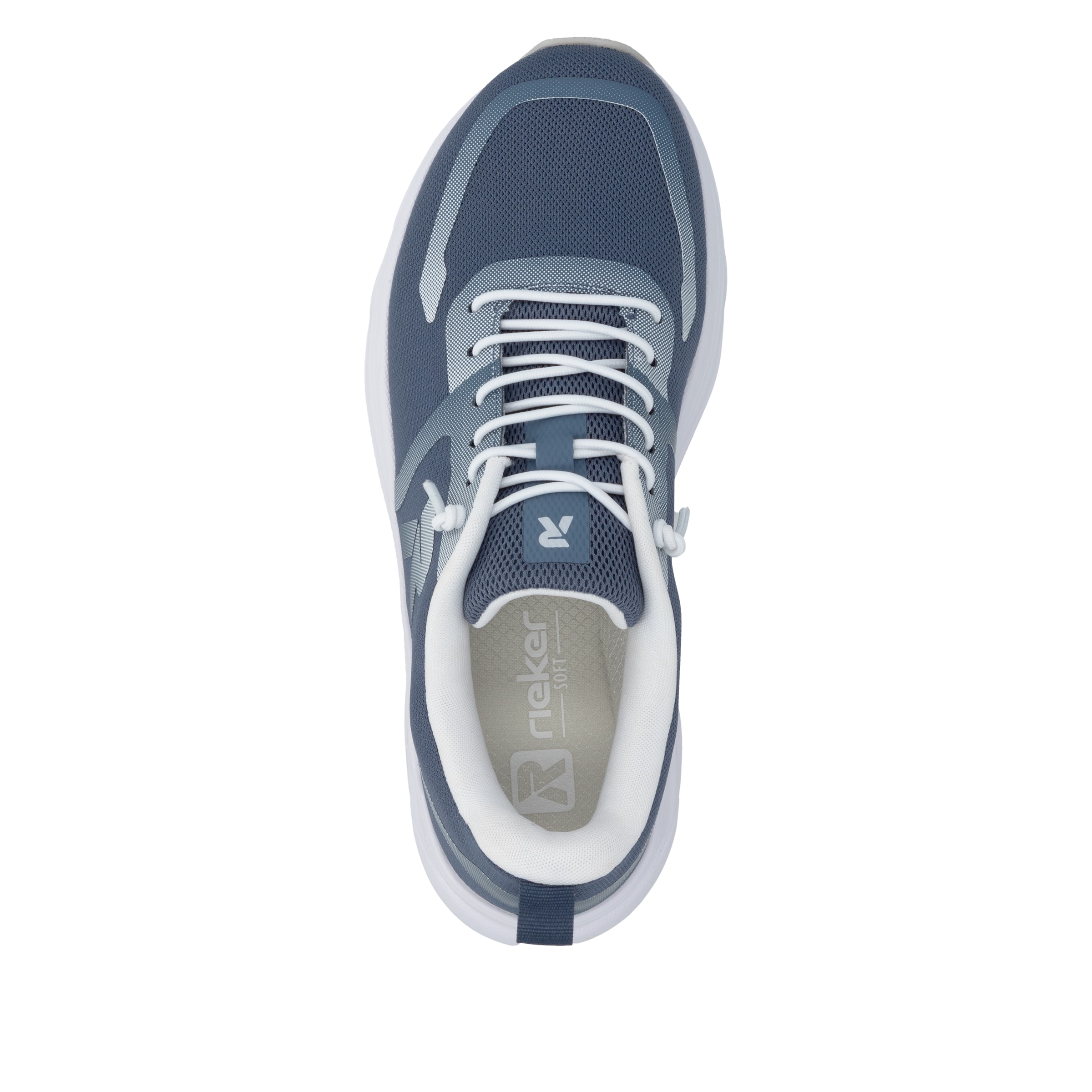 RIEKER Sport Slip-On Sneaker  Schlupfschuh, Freizeitsneaker, Halbschuh mit softem Schaftrand