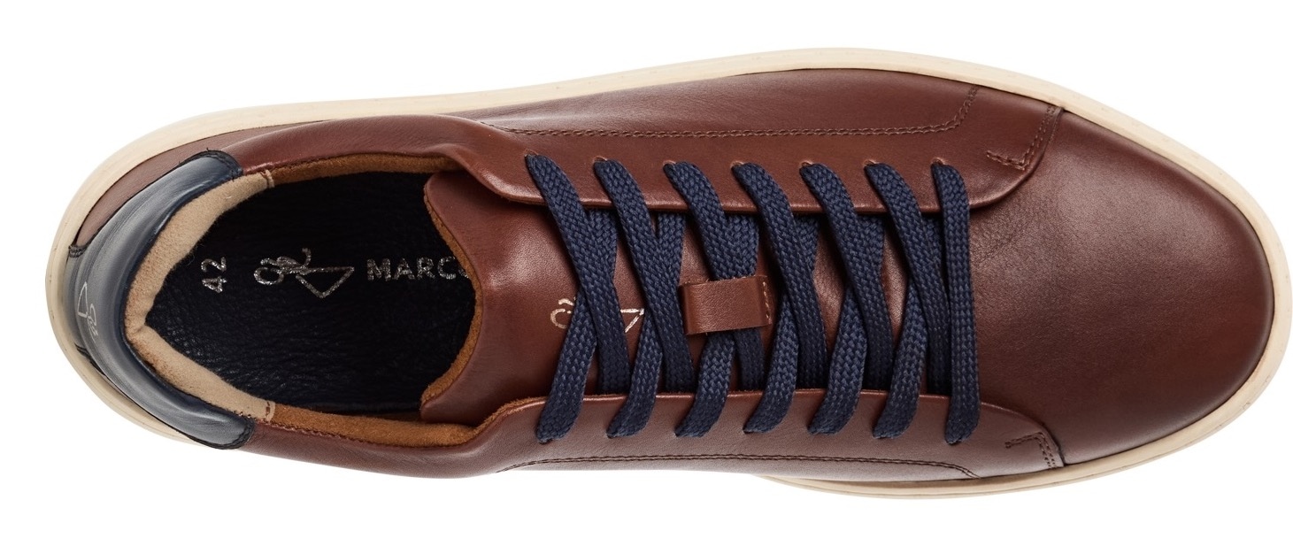 MARCO TOZZI by GMK Sneaker, Freizeitschuh, Halbschuh, Schnürschuh mit Ziernähten