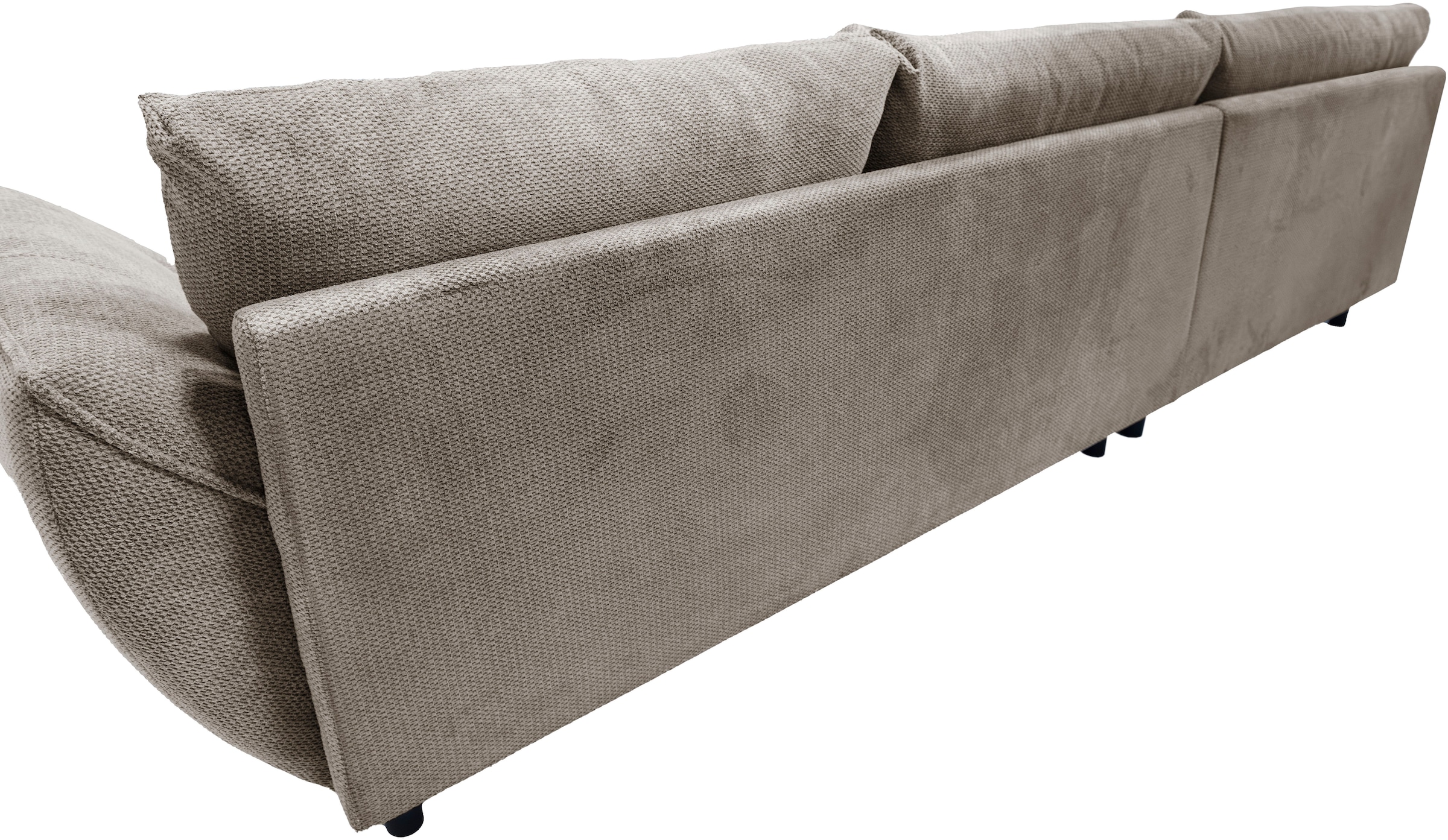 exxpo - sofa fashion Ecksofa »Biarritz modern und elegantes Mega Sofa mit tollem Sitzkomfort, L-Form«, XXL– Longchair Ecke in hochwertiger Verarbeitung, Stellmaße 324x203cm