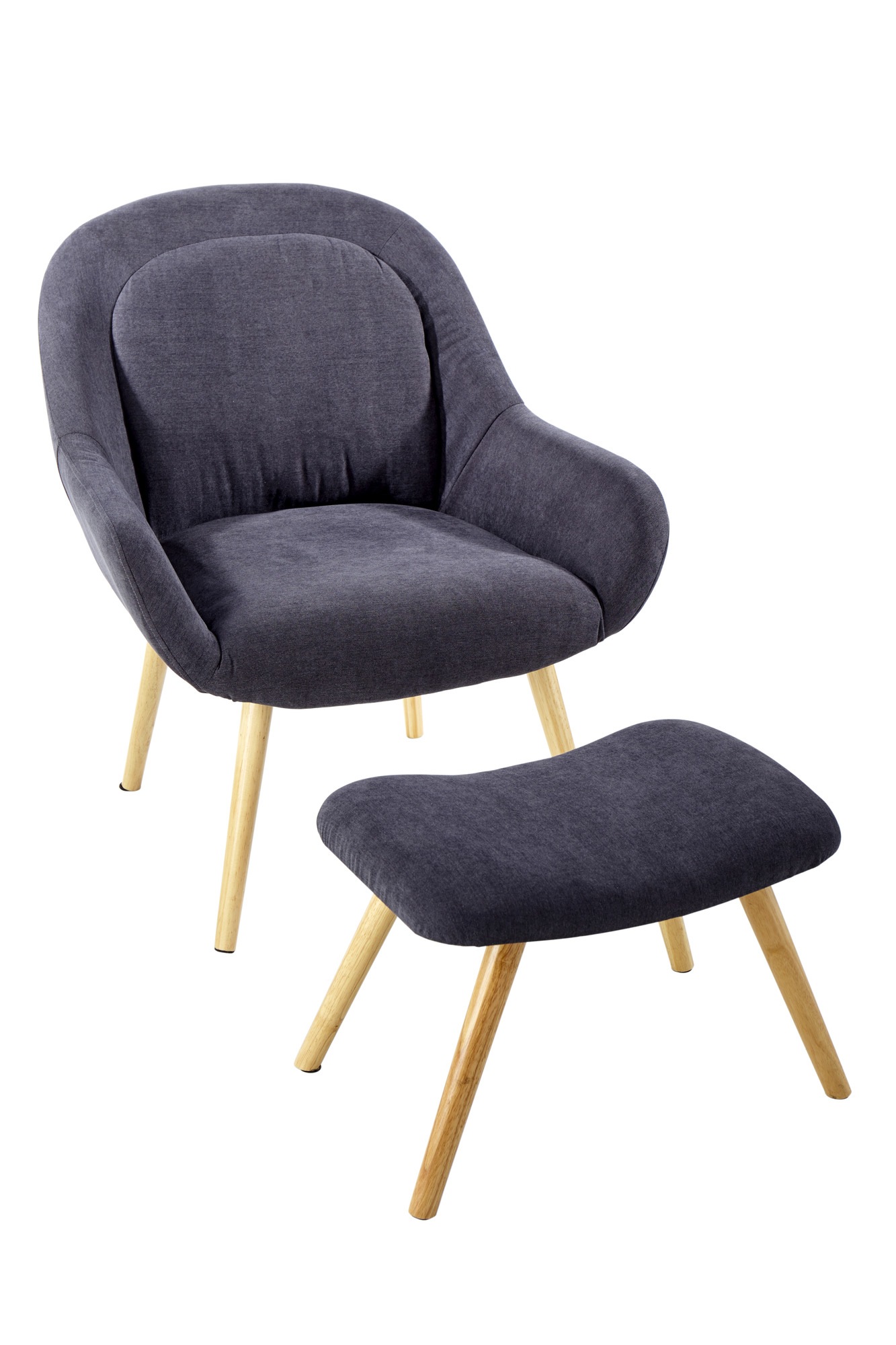 Sessel+Hocker 2-teilig