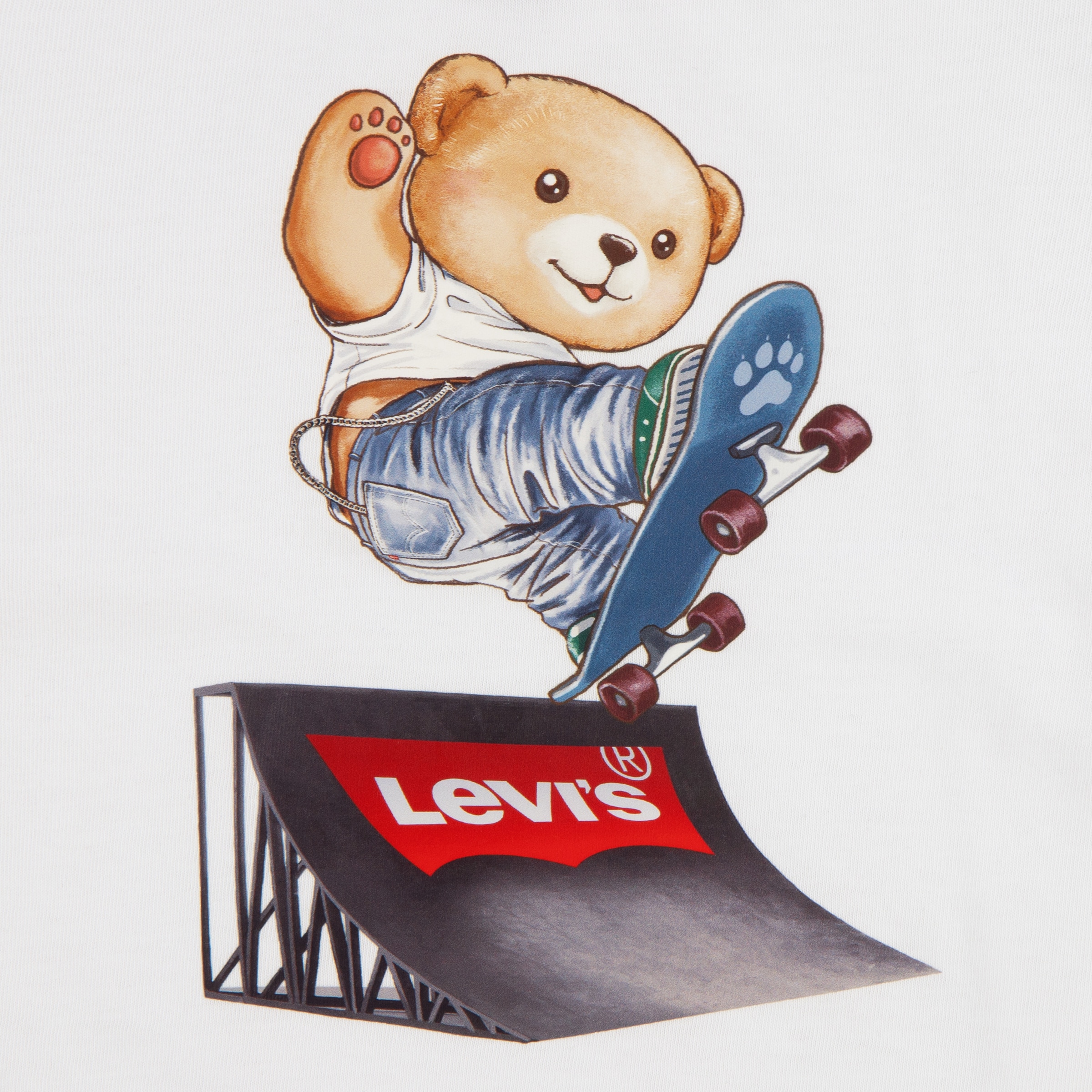 Levi's® Kids Shirt & Shorts »LVB SKATER LEVI TEE & DENIM SE« 2 tlg. for Boys, Jeans-Shirts und Printshirt