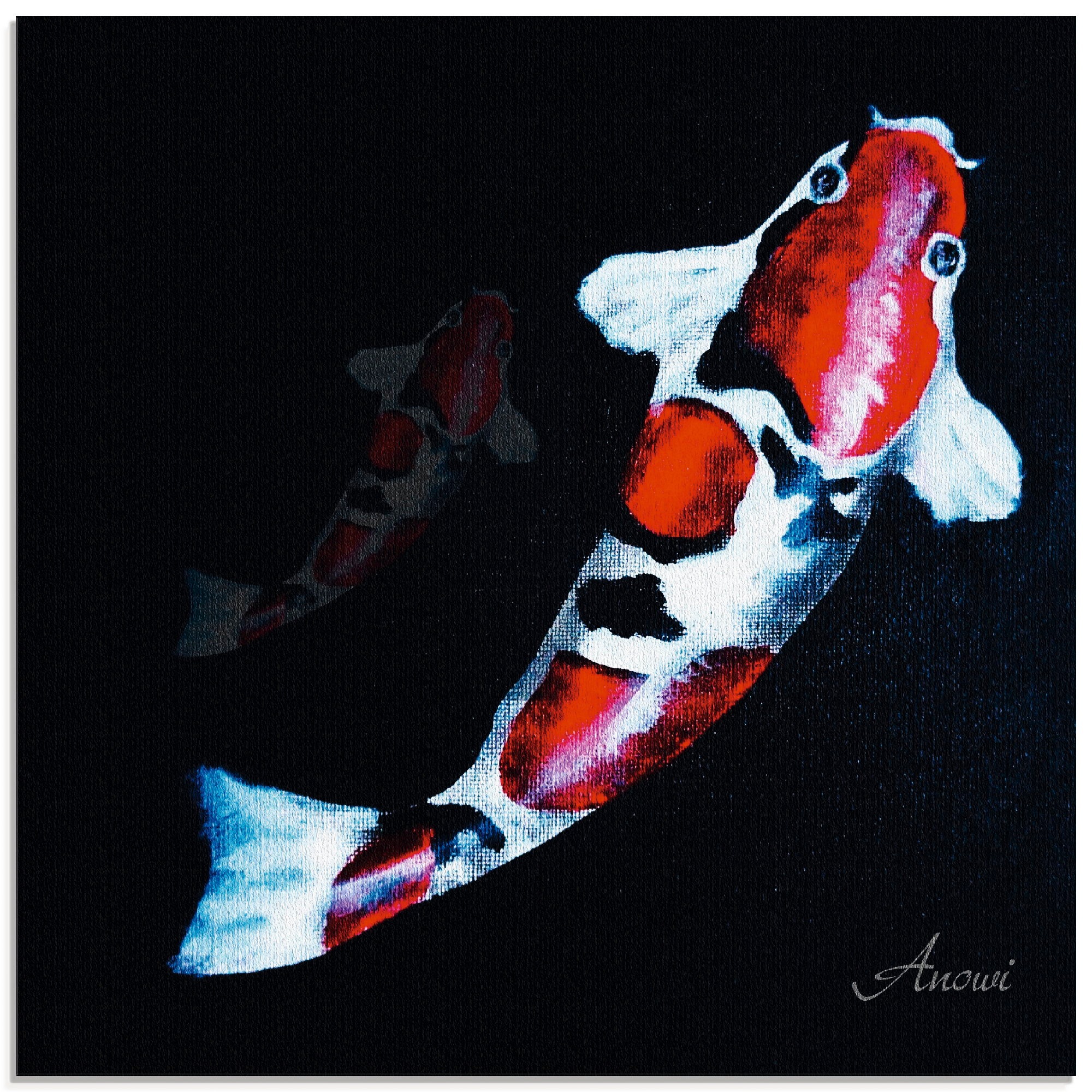 Artland Glasbild »Koi«, Wassertiere, (1 St.)