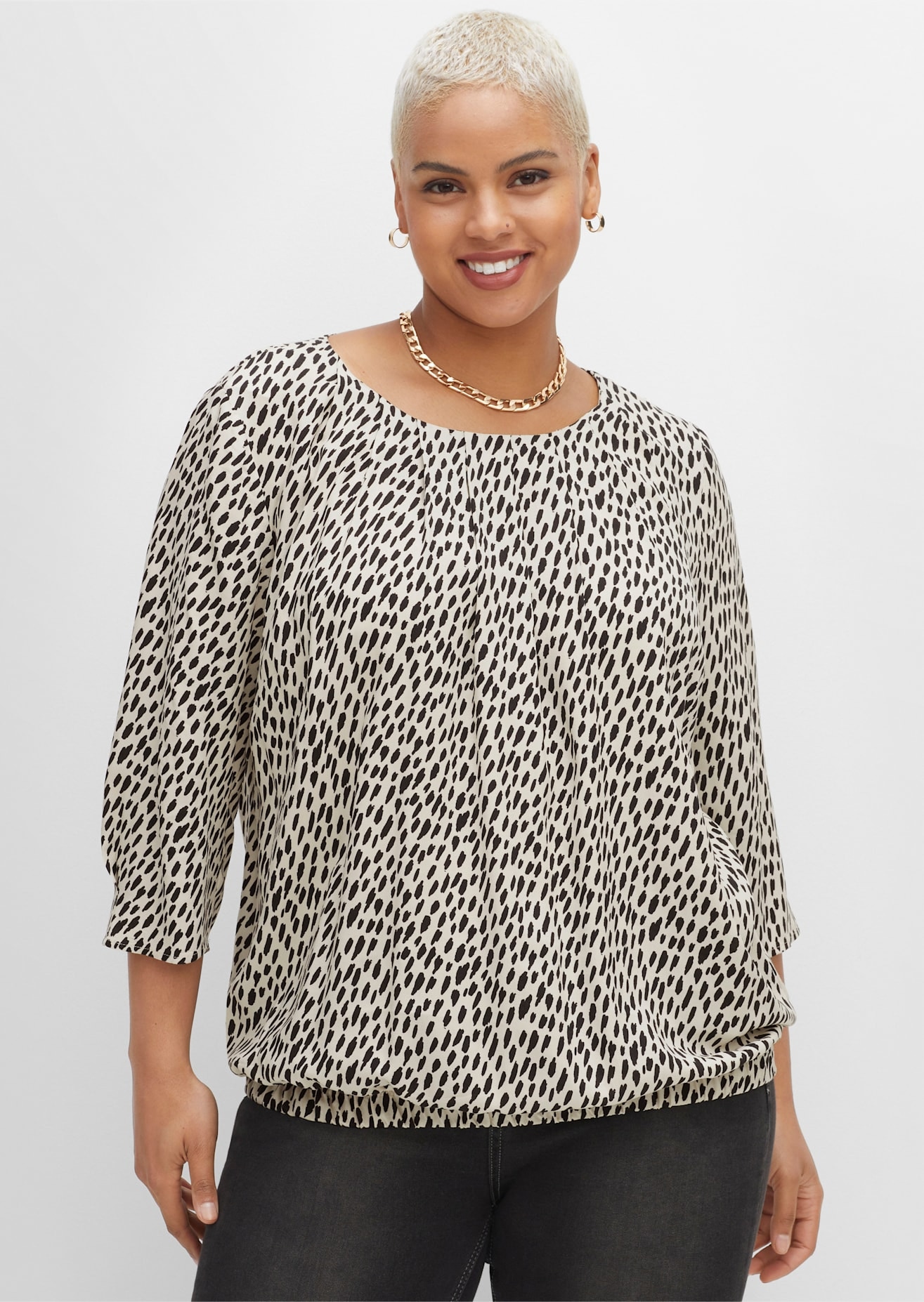 Sheego Klassische Bluse
