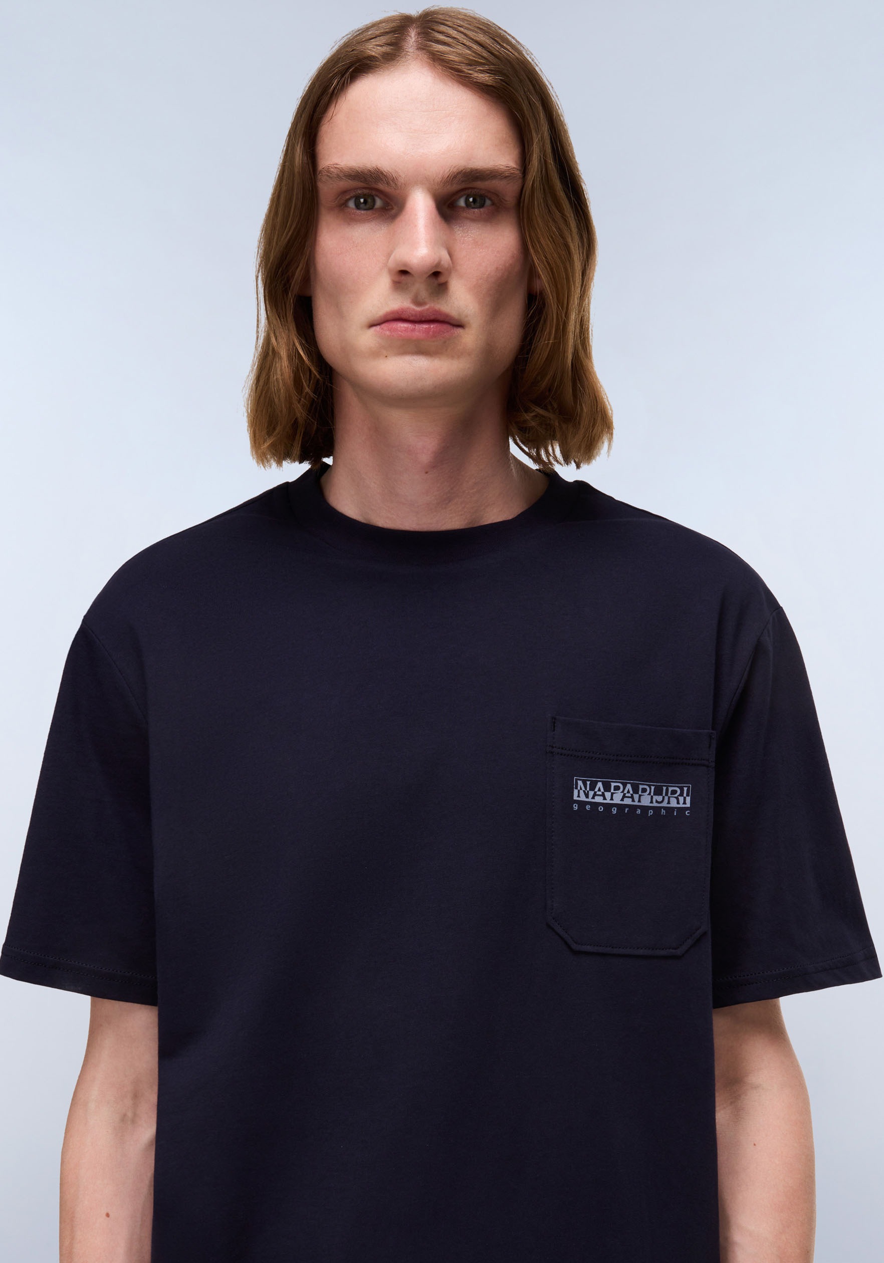 Napapijri T-Shirt »S-FANES«, Regular fit mit Rundhalsausschnitt
