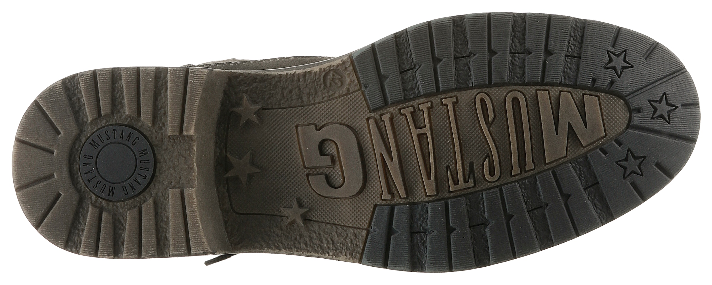 Mustang Shoes Schnürboots, mit seitlichem Reißverschluss für leichteres Schlupfen