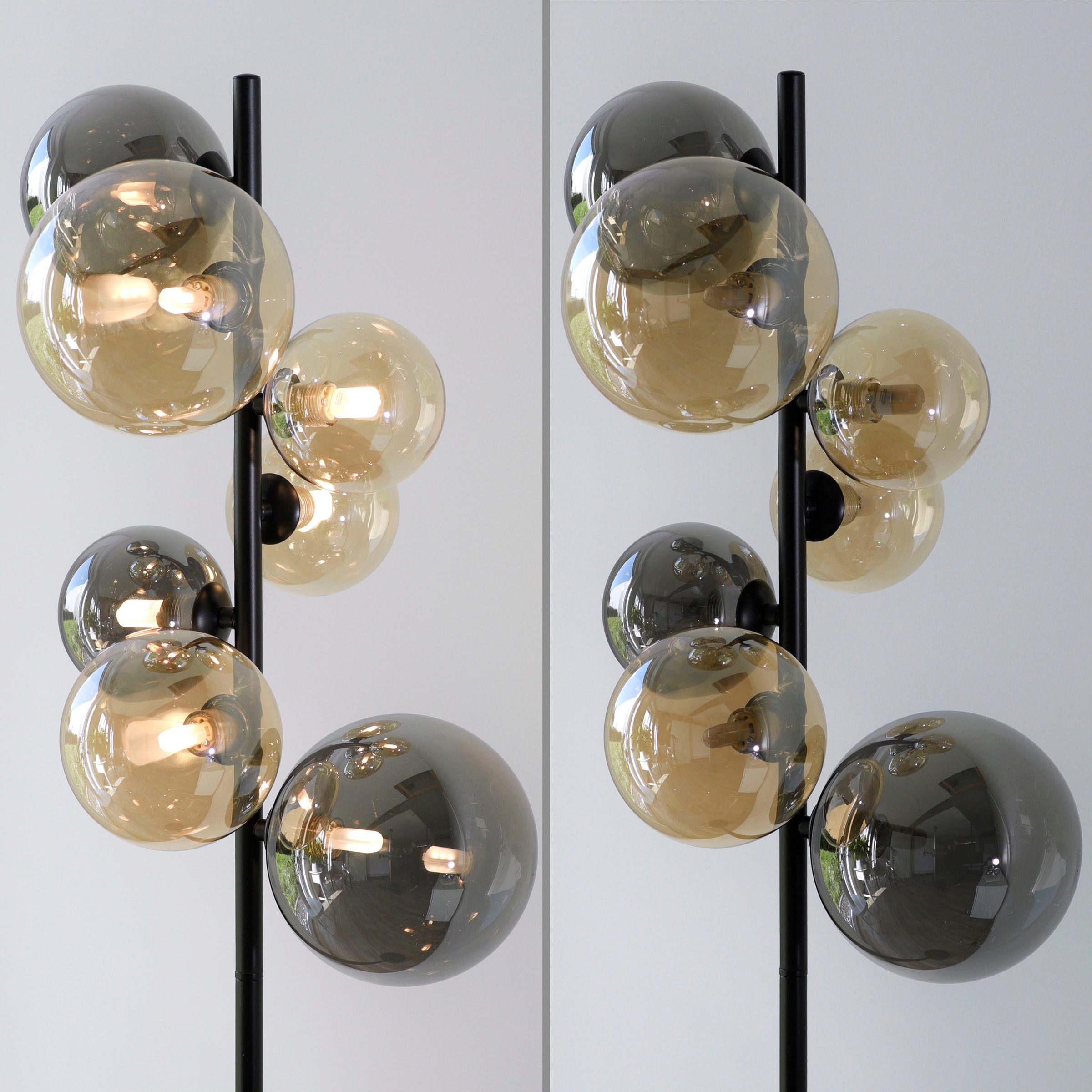 Paul Neuhaus Stehlampe »POPSICLE«, 7 flammig, Leuchtmittel G9 | LED wechselbar