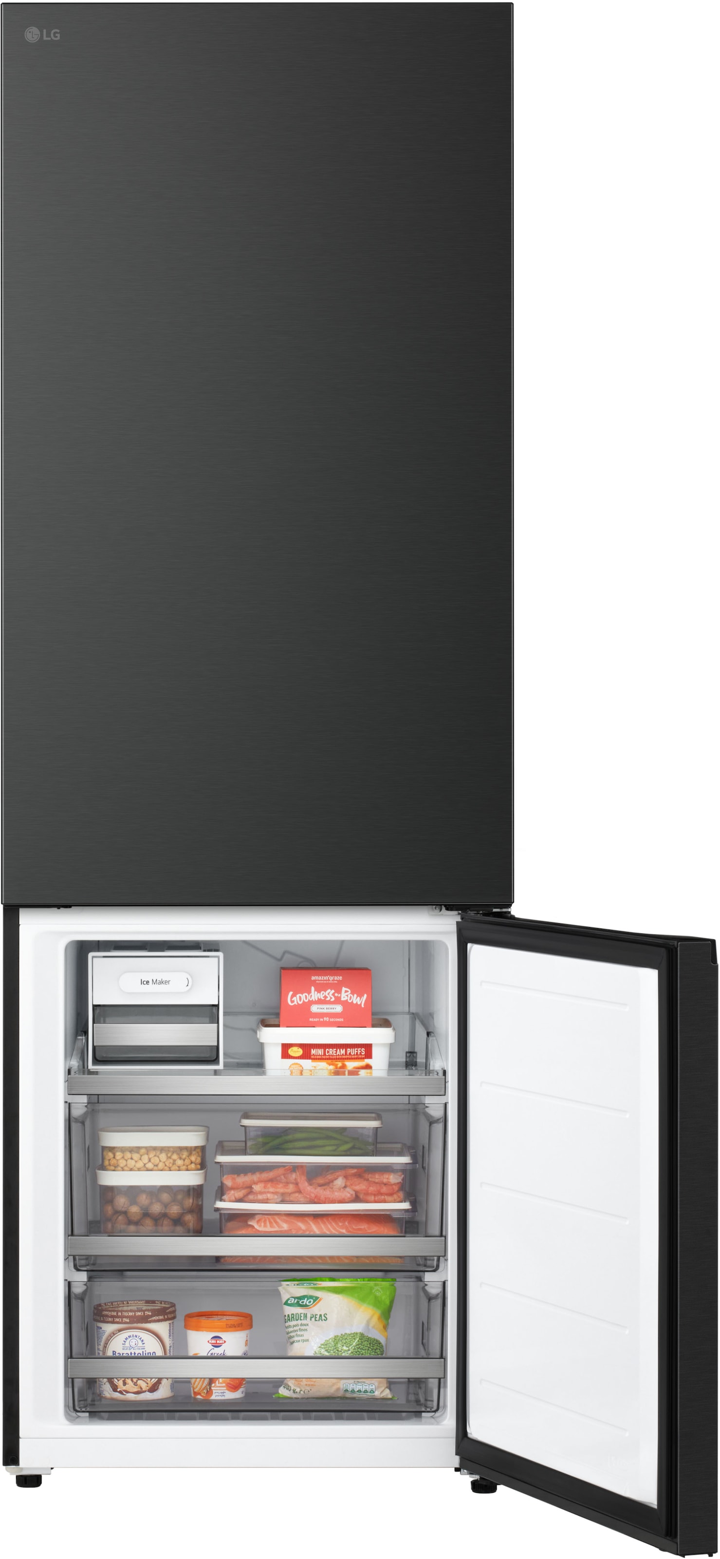 LG Kühl-/Gefrierkombination Serie 7 »GBBW726AEV« 186 cm hoch 69,7 cm breit Vollintegrierbarer Kühlschrank dank frontaler Luftzufuhr und Abluft