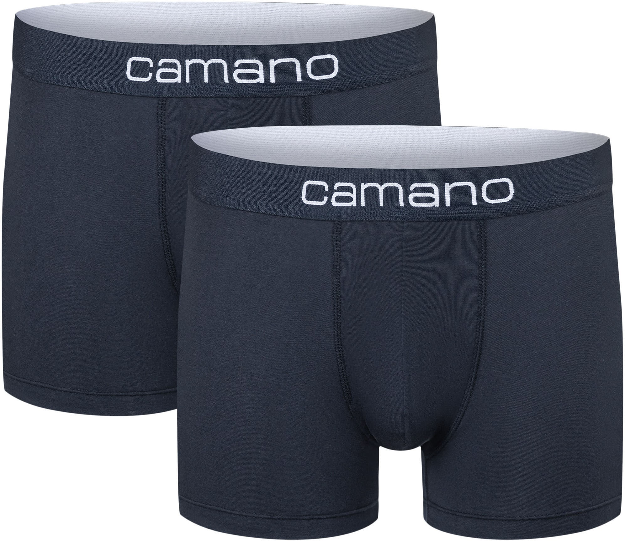 Camano Boxershorts »comfort«, (6er Pack), mit Stretch-Logobund