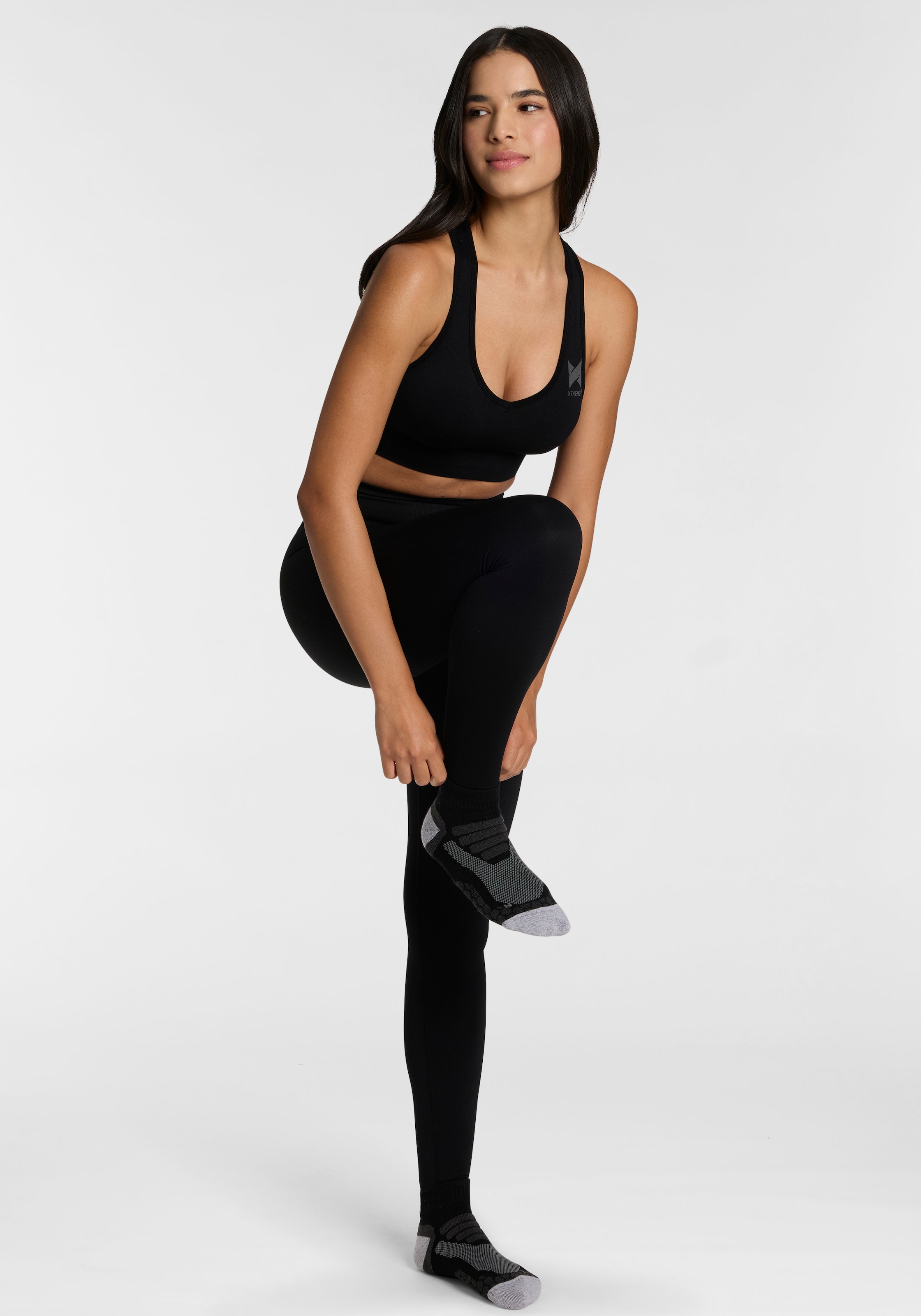 XTREME sockswear Laufsocken, Unisex Sport- und Funktionssocken mit Rippstruktur