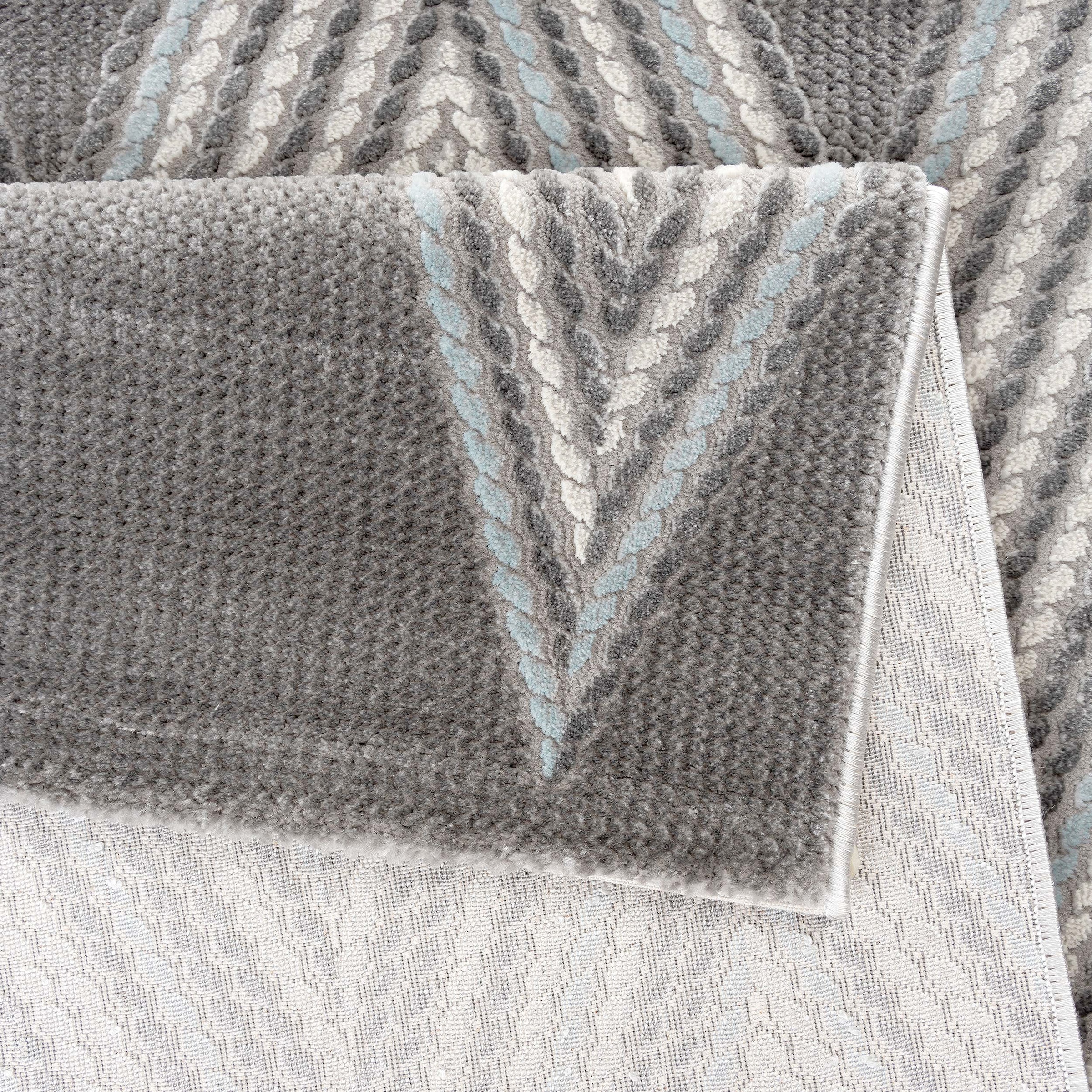 Sehrazat Teppich »Luxury 6500«, rechteckig, 13 mm Höhe, Wohnzimmer, Kurzflor, Hoch Tief Struktur