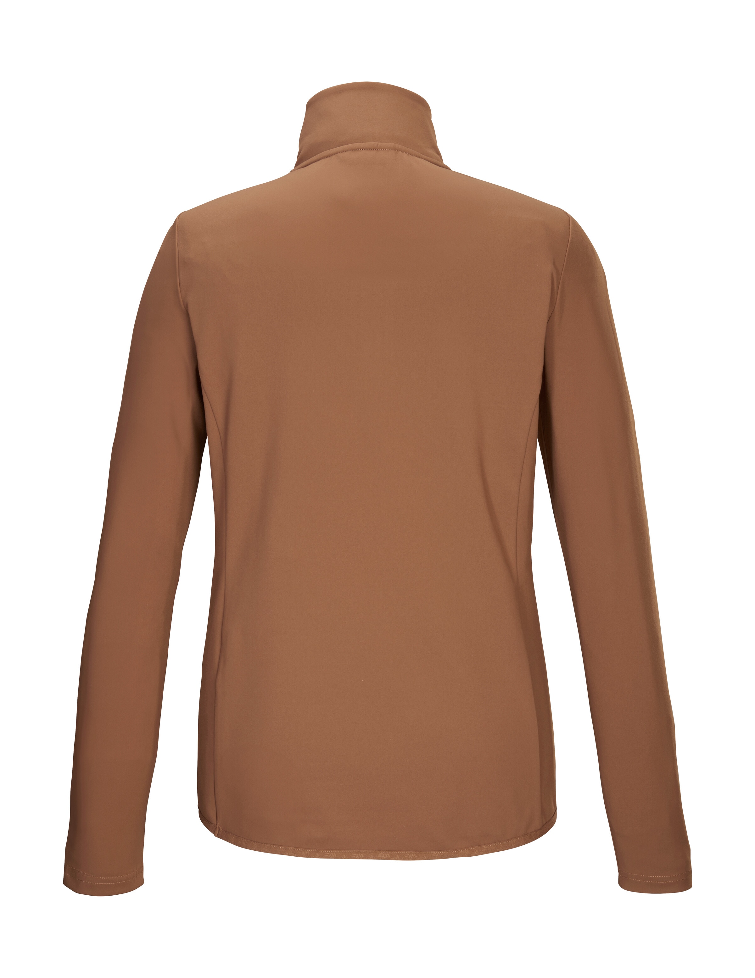 Killtec Langarmshirt »KSW 110 WMN LS SHRT« Damen Powerstretchshirt: atmungsaktiv, metallischer Print, Stehkragen