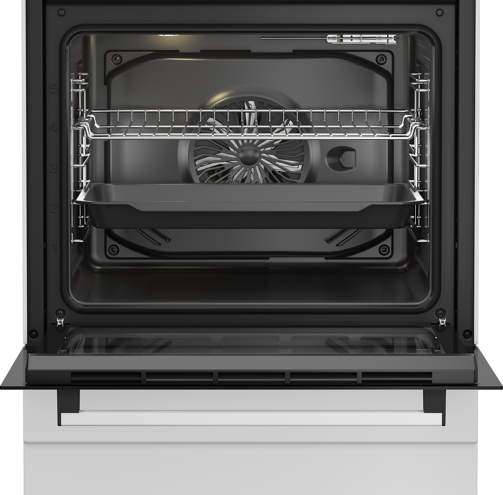 BEKO Elektro-Standherd »FBM67320XS« mit Teleskopauszug nachrüstbar SteamShine® – Die Dampfreinigung des Backofens