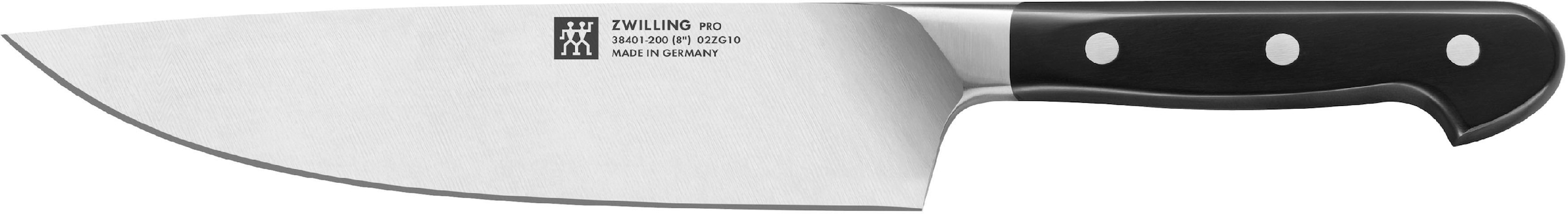 Zwilling Kochmesser »Pro« Klingenlänge 20 cm in schwarz, Größe Klingenlänge 20 cm