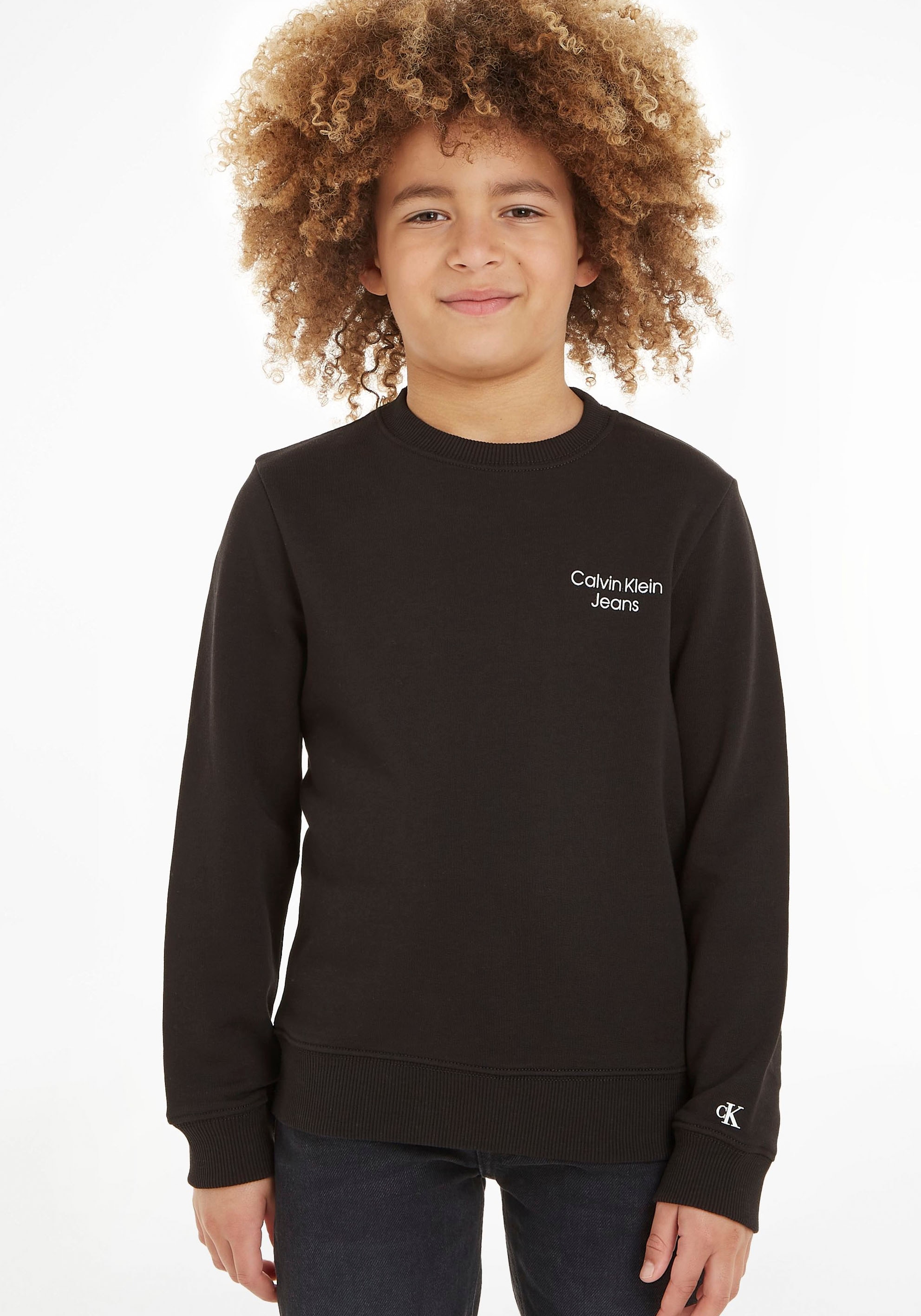 Calvin Klein Jeans Sweatshirt »CKJ STACK LOGO SWEATSHIRT« bei OTTO | T-Shirts