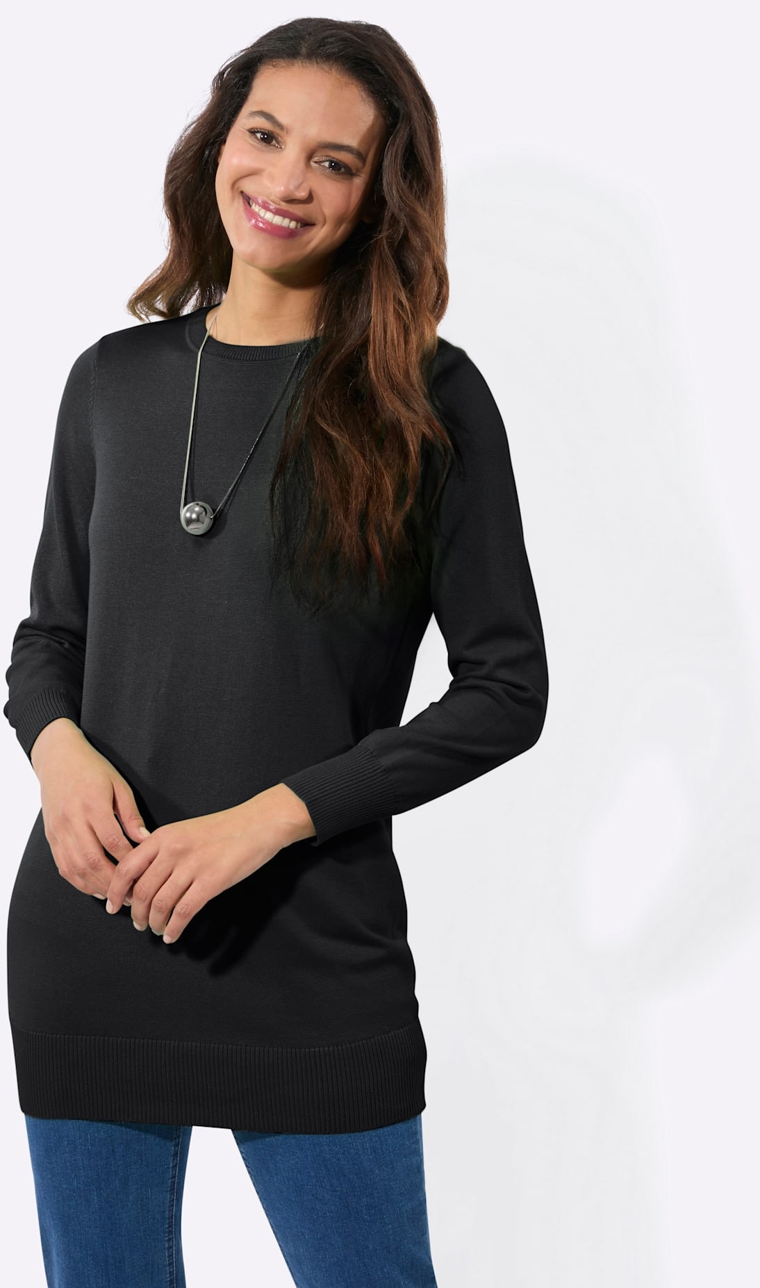 Casual Looks Strickpullover »Longpullover«