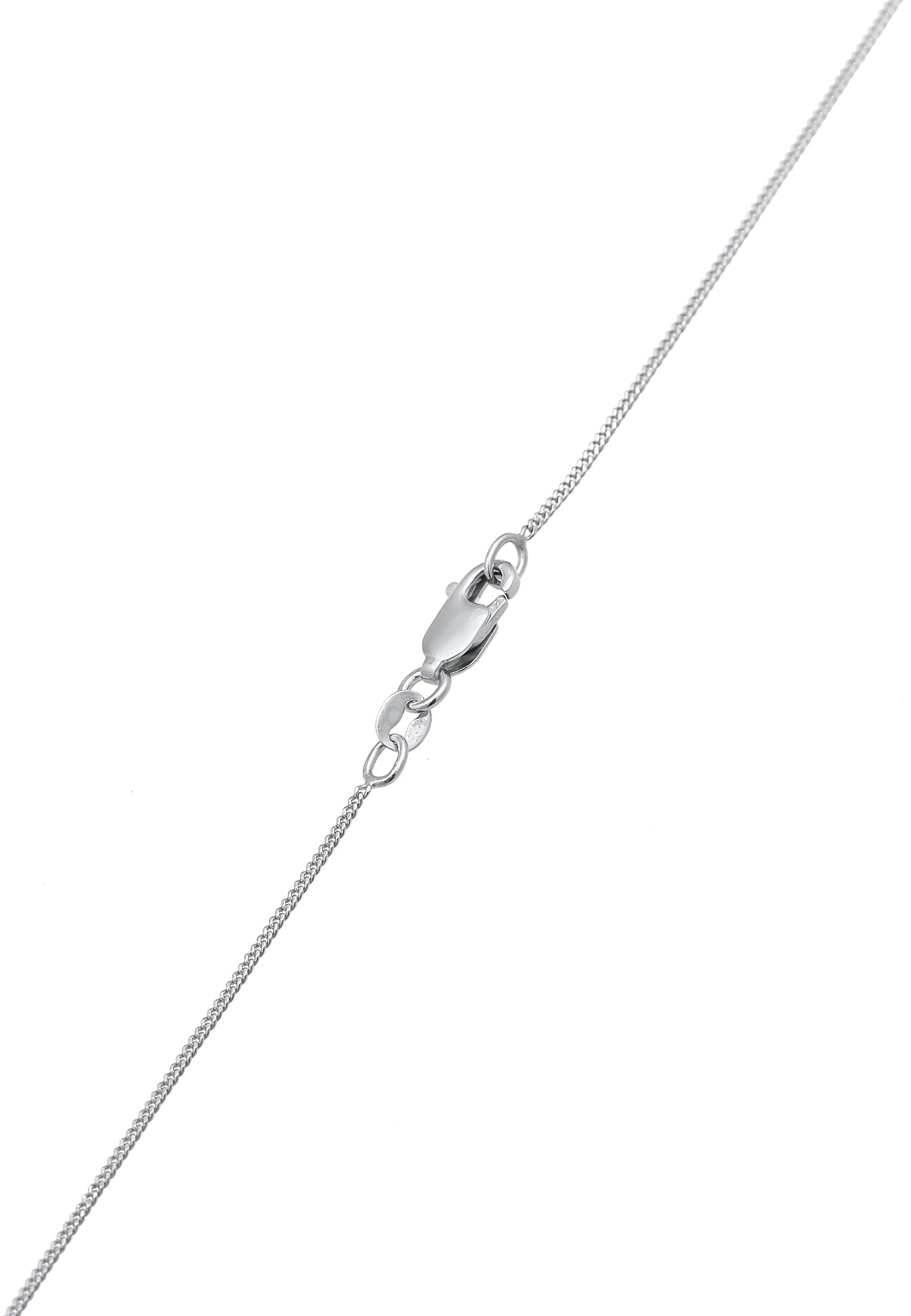 Elli DIAMONDS Silberkette »Halskette Herz Liebe Diamant (0.055 ct.) 925 Silber«