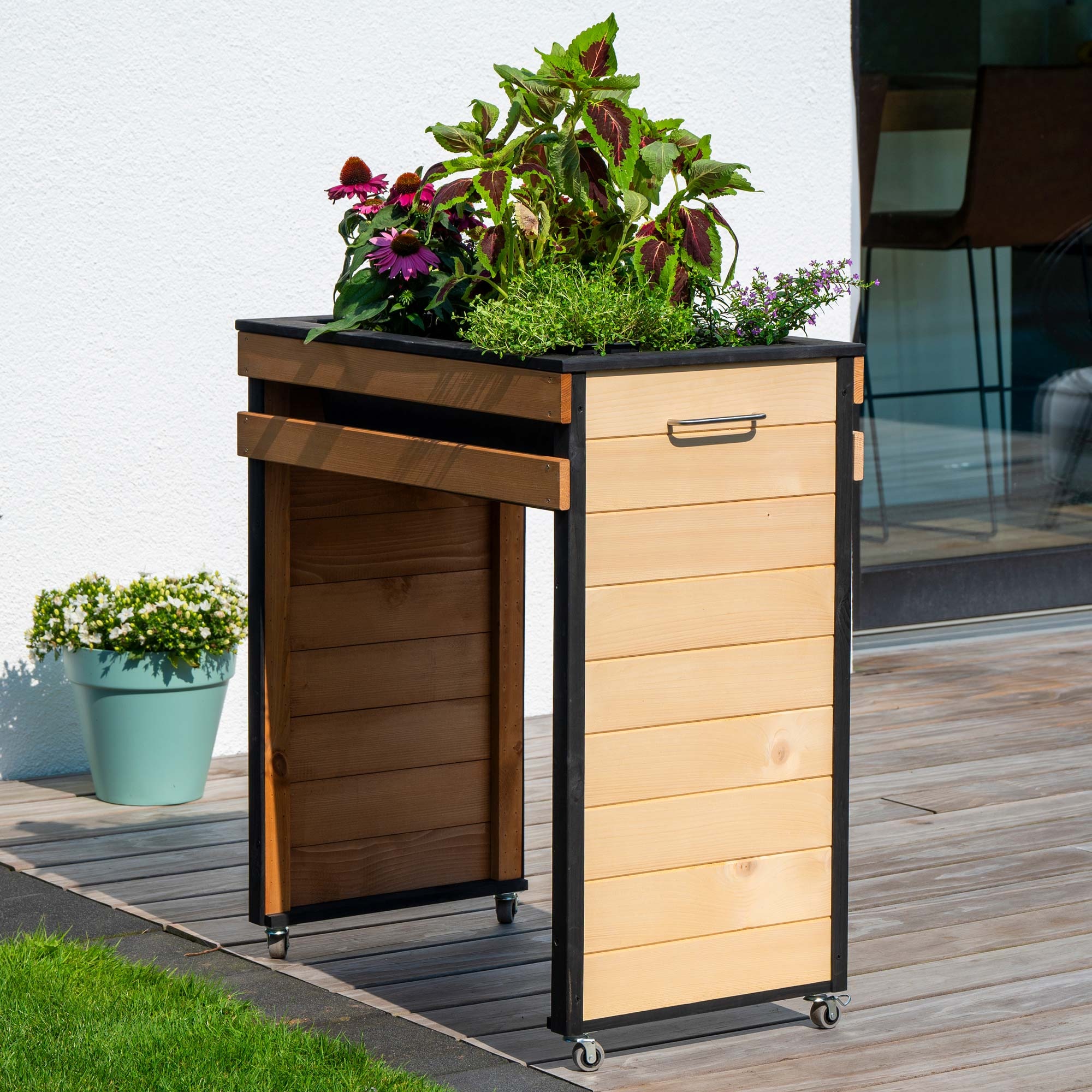 dobar Hochbeet »"Wheely" auf Rollen Gr. M« Das Hochbeet ist ca. 77 x 47 x 88 cm (L x B x H) groß