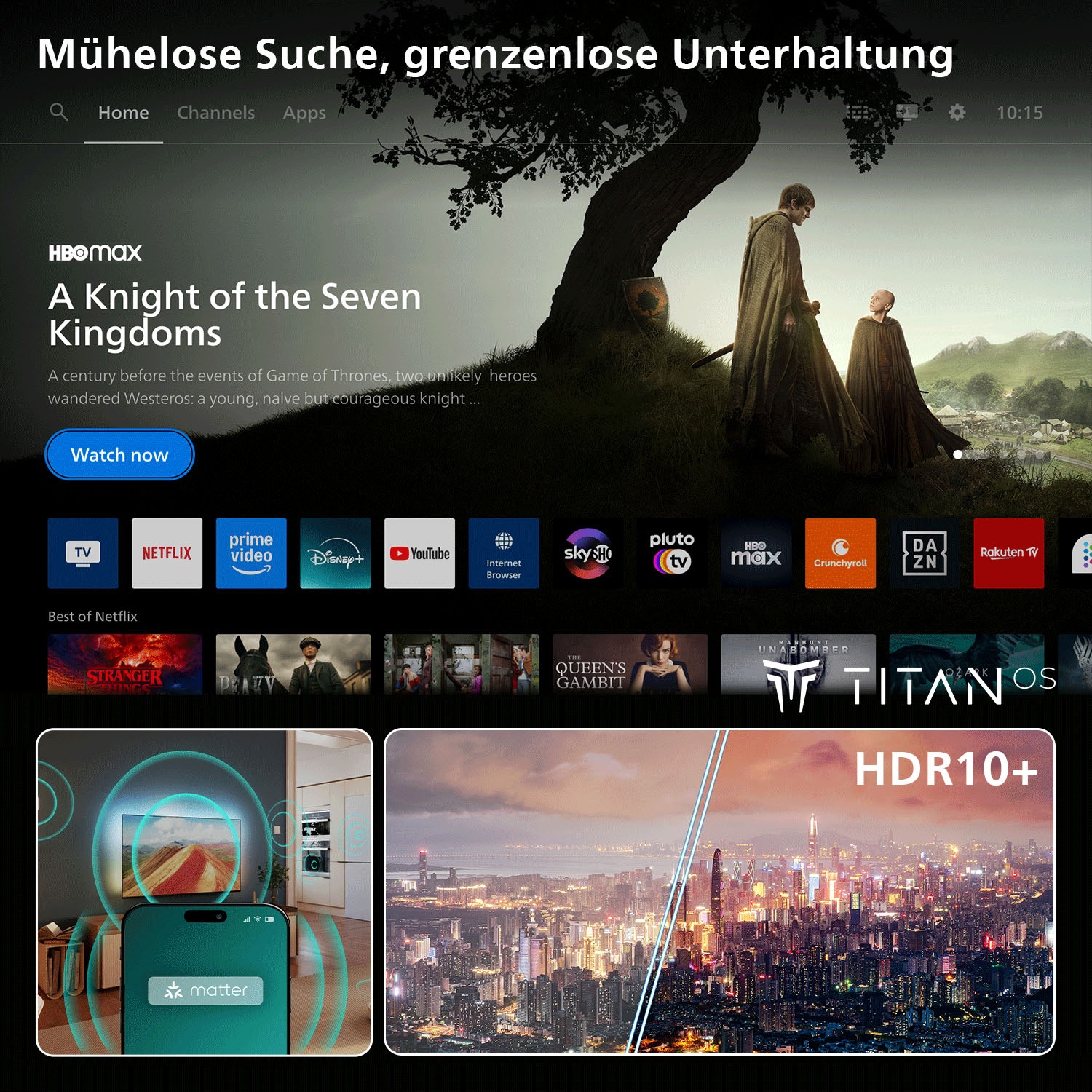 Philips LED-Fernseher »55PUS8001/12« 139 cm/55 ″ Smart-TV
