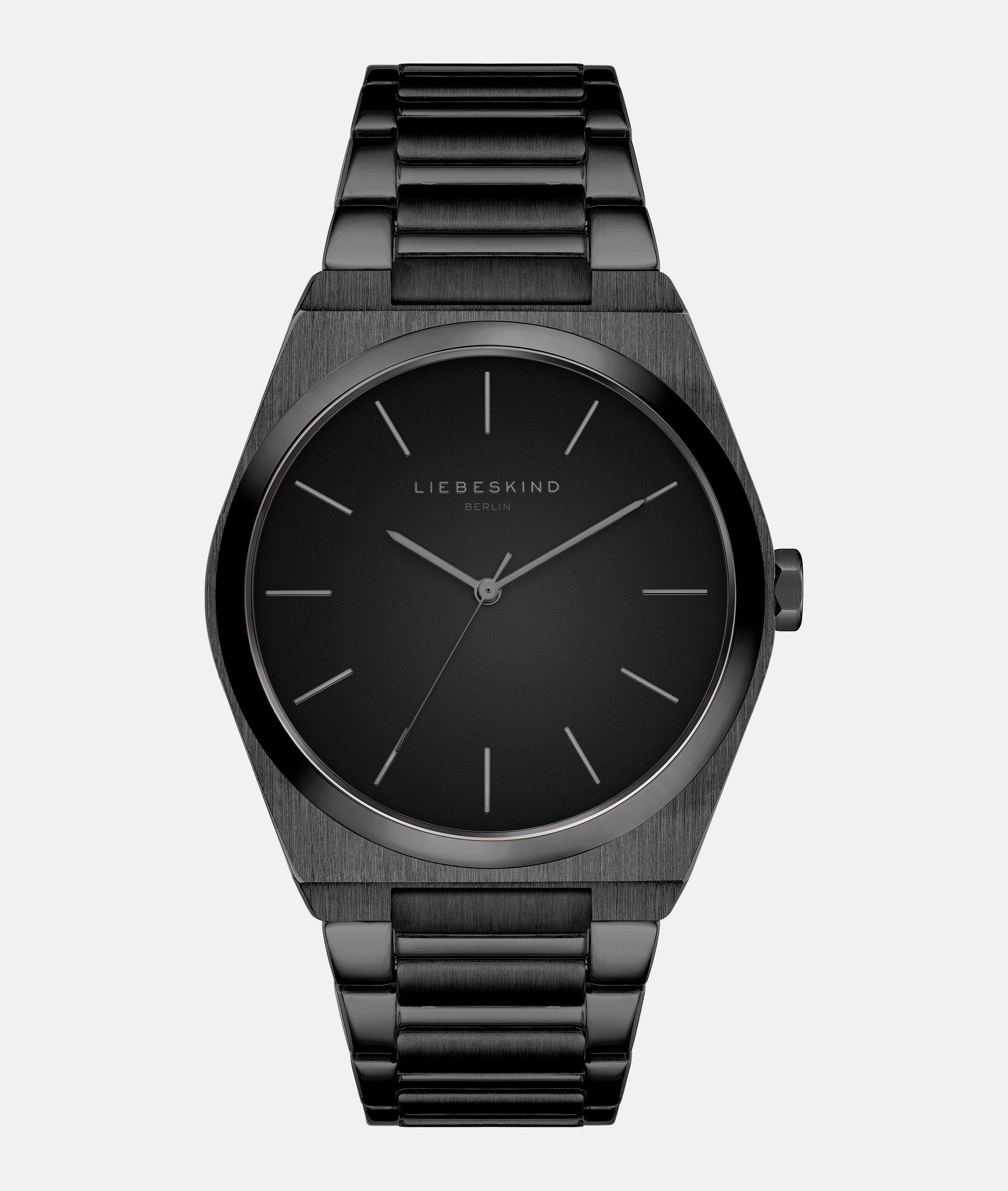 Liebeskind Berlin Quarzuhr »Minimalist 48 mm« Armbanduhr, Damenuhr, Herrenuhr, Edelstahlarmband, analog