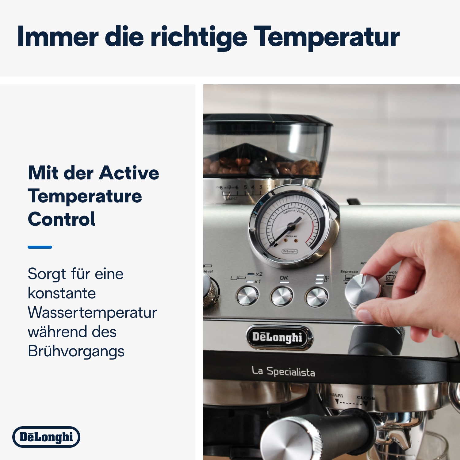 De'Longhi Espressomaschine »LA SPECIALISTA EC9155.MB«, Siebträger, inkl. 250g Selezione Espresso im Wert von UVP € 6,49