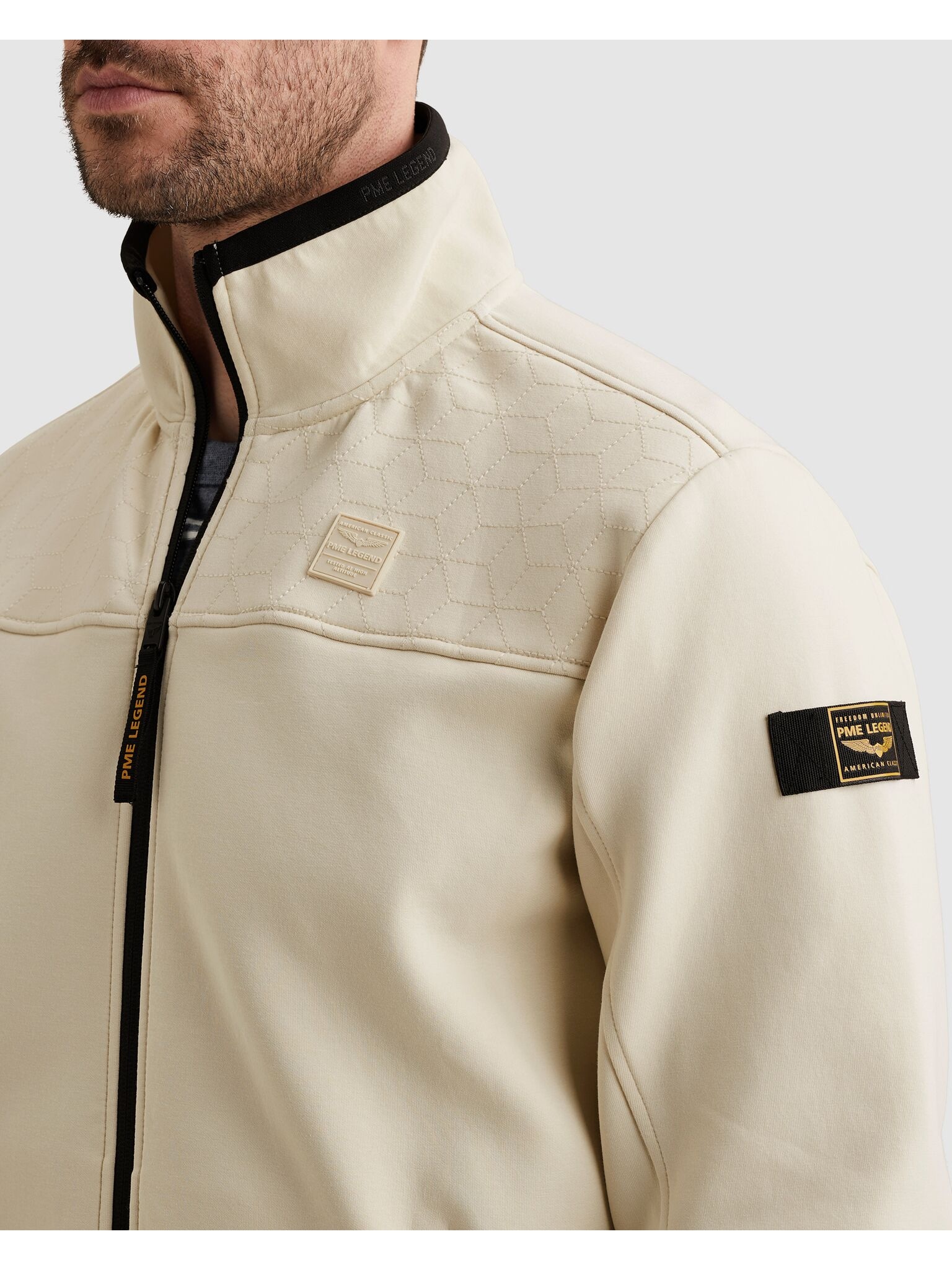 PME LEGEND Sweatjacke seitliche Eingrifftaschen mit Reißverschluss