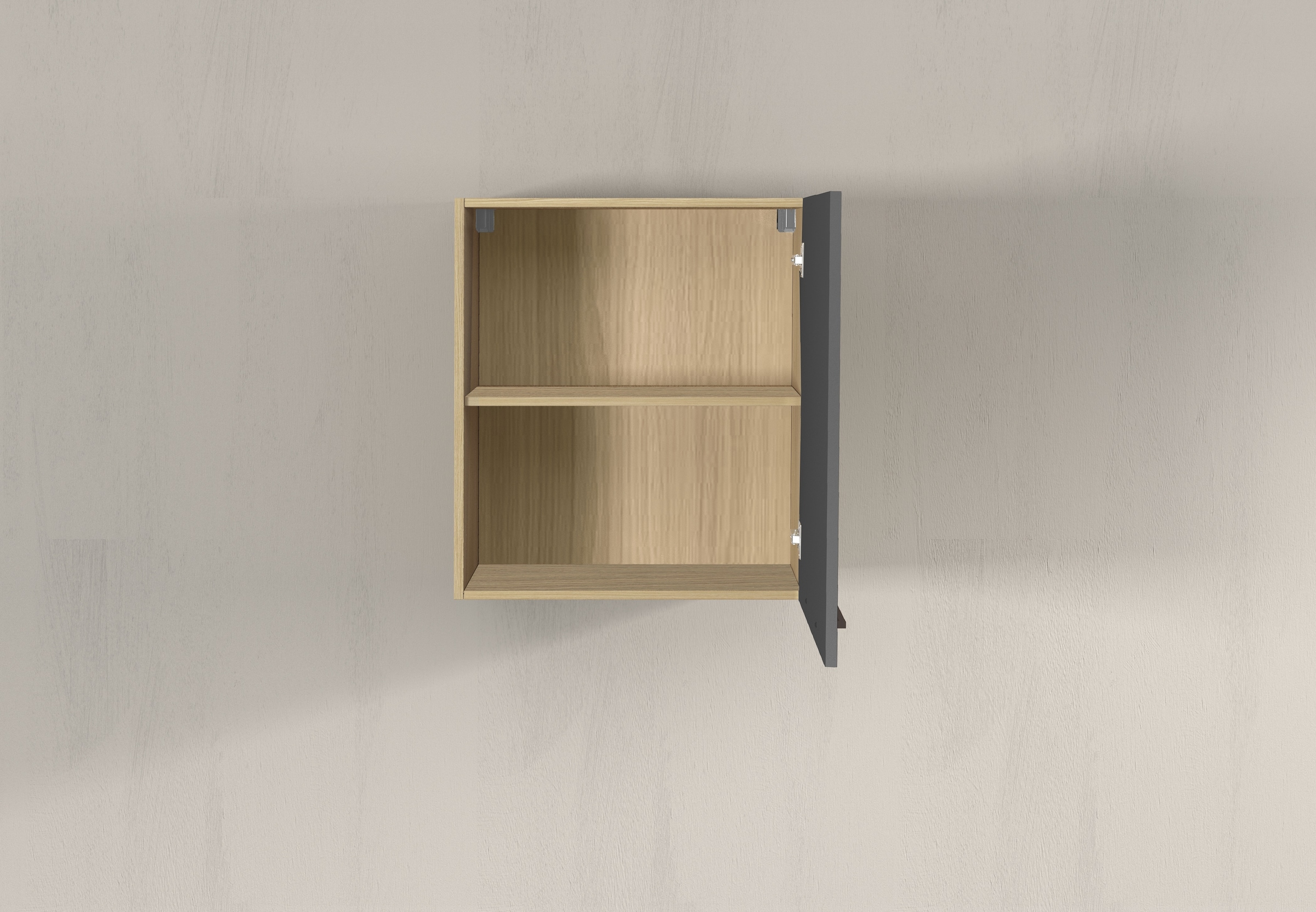 KOCHSTATION Hängeschrank »Luna, Oberschrank,  Küchenhängeschrank, Made in Italy« B/T/H: 60×35×71 cm, zusätzlicher Stauraum über der Arbeitsfläche
