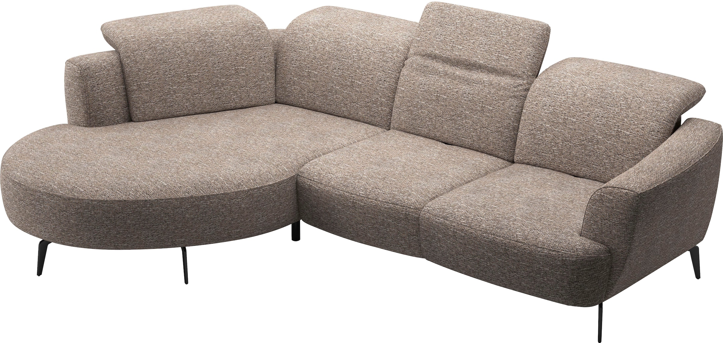 sit&more Ecksofa »Zoe«, ink.Sitztiefenverstellung, wahlweise mit Kopfteilverstellung