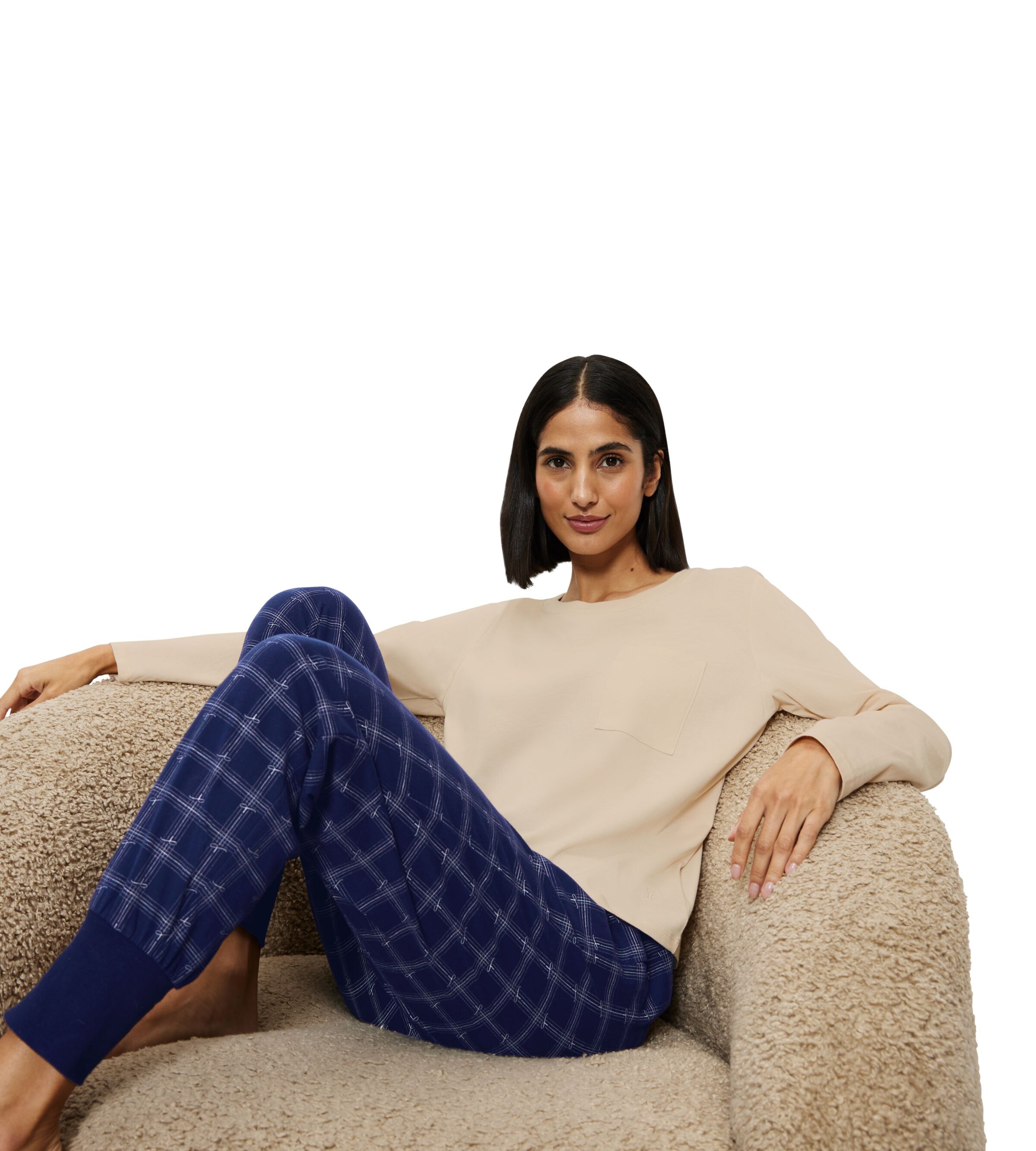 Triumph Schlafhose »Mix & Match Trousers Jersey 02 X«, elastische Bündchen an Taille und Bein, Bindeband