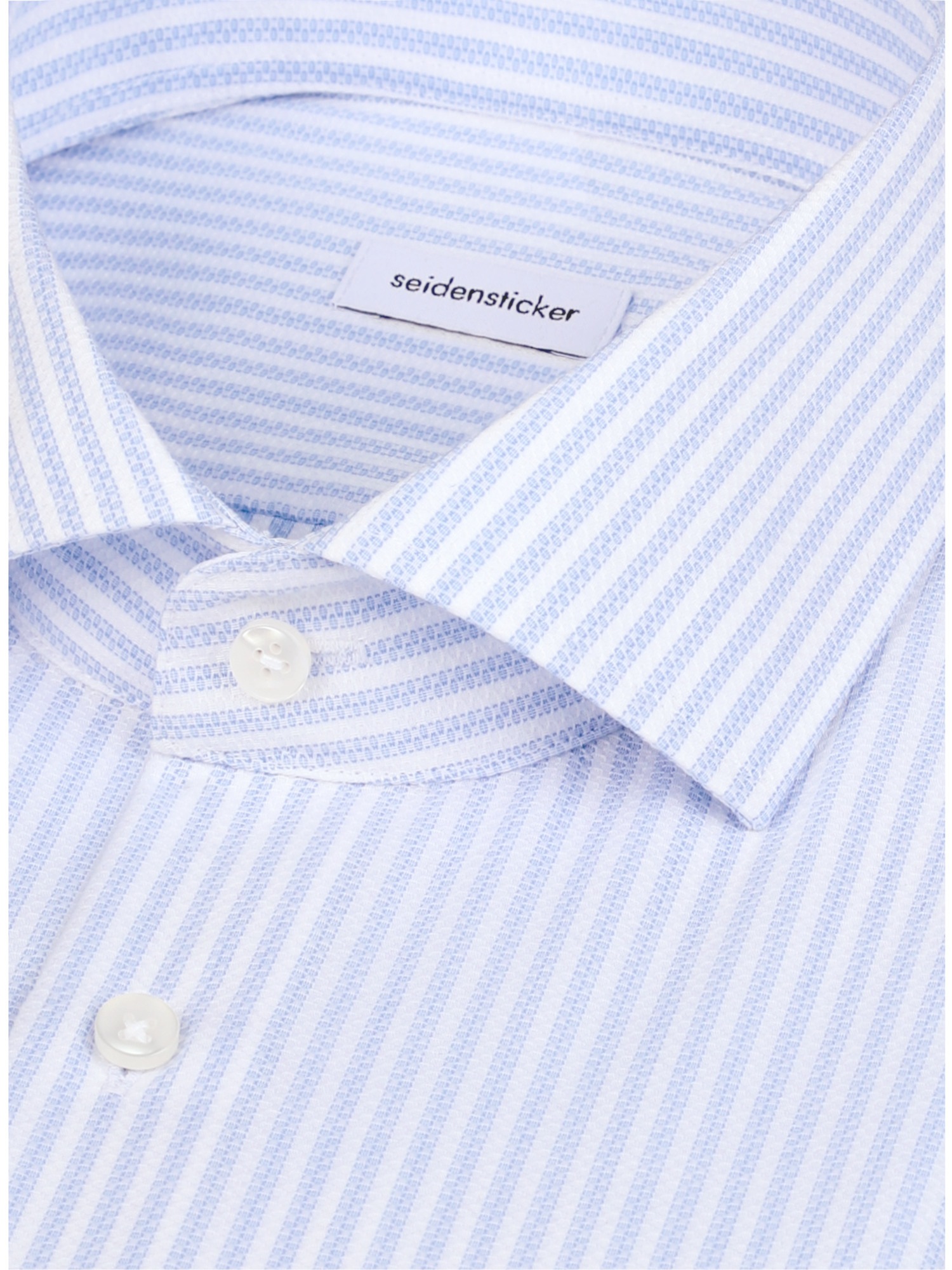 seidensticker Businesshemd »Schwarze Rose« Slim 1/1 Kentkragen Gestreift