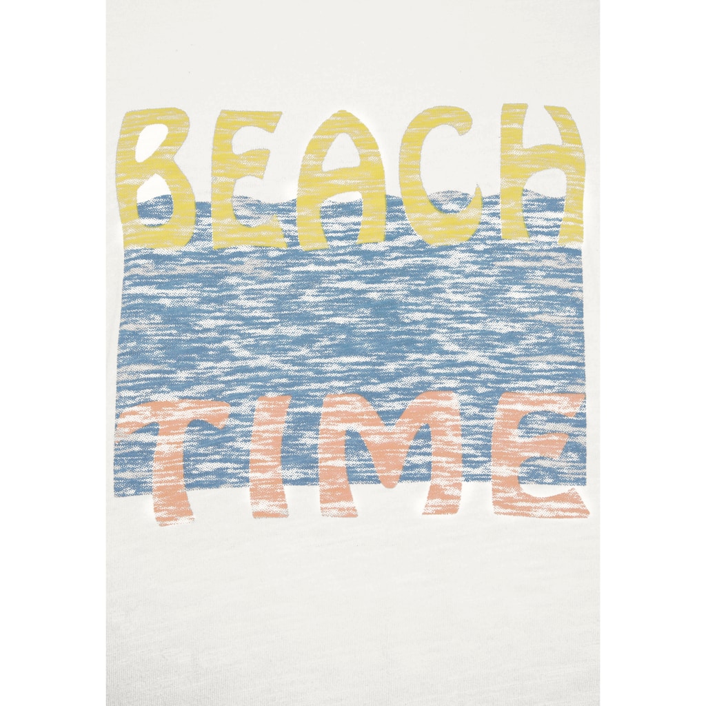 Beachtime T-Shirt, (2 tlg.), mit zwei verschiedenen Drucken