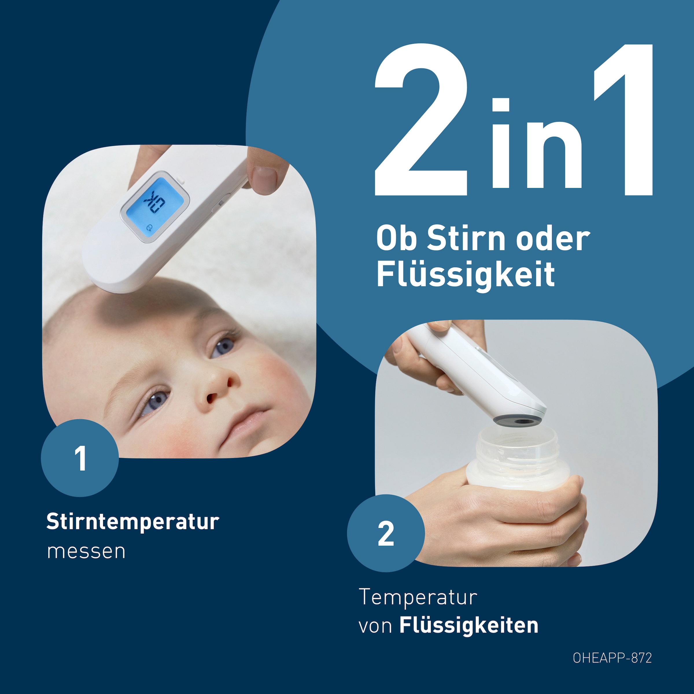 Omron Stirn-Fieberthermometer »Gentle Temp 730«