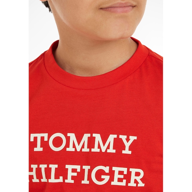 Tommy Hilfiger T-Shirt »TH LOGO TEE S/S«, mit großem Logoschriftzug kaufen  bei OTTO