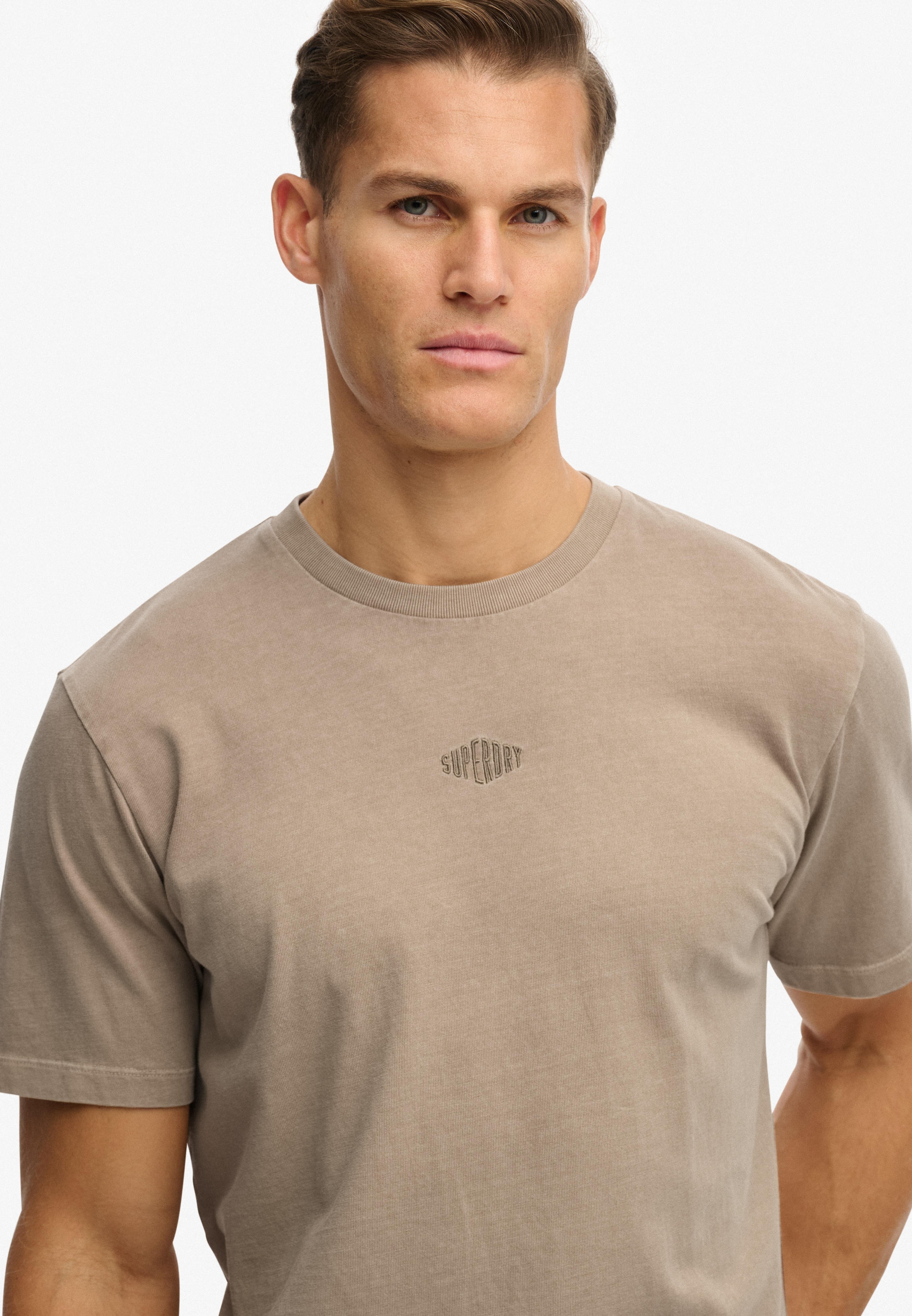 Superdry Rundhalsshirt »MICRO LOGO TSHIRT« mit Micro-Marken-Logo