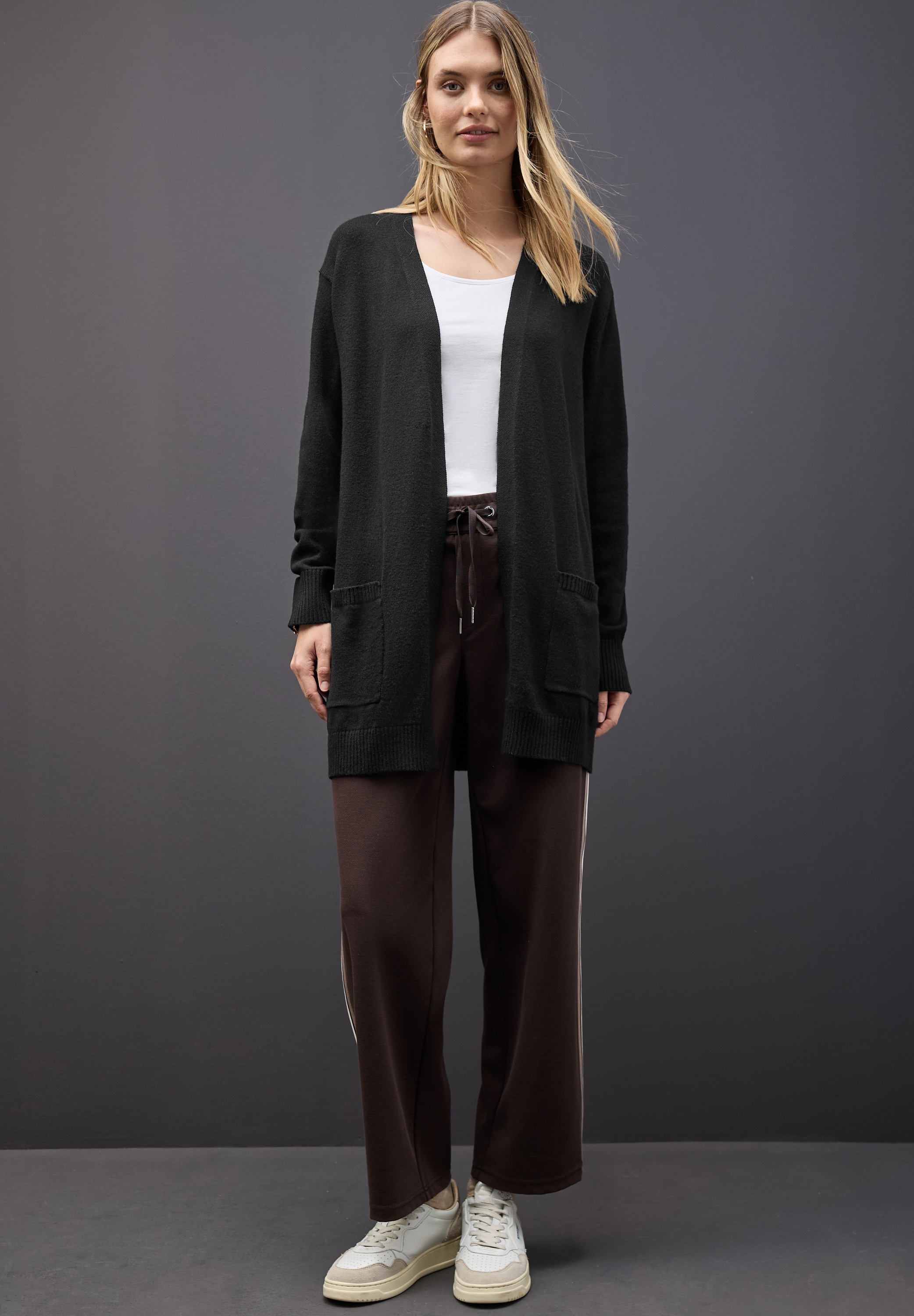 STREET ONE Cardigan, ohne Verschluss, offen