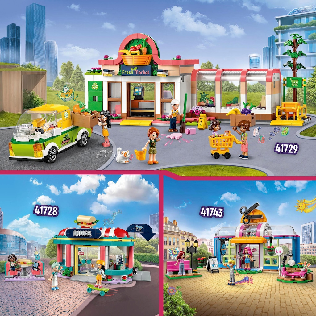 LEGO® Konstruktionsspielsteine »Bio-Laden (41729), LEGO® Friends«, (830 St.)