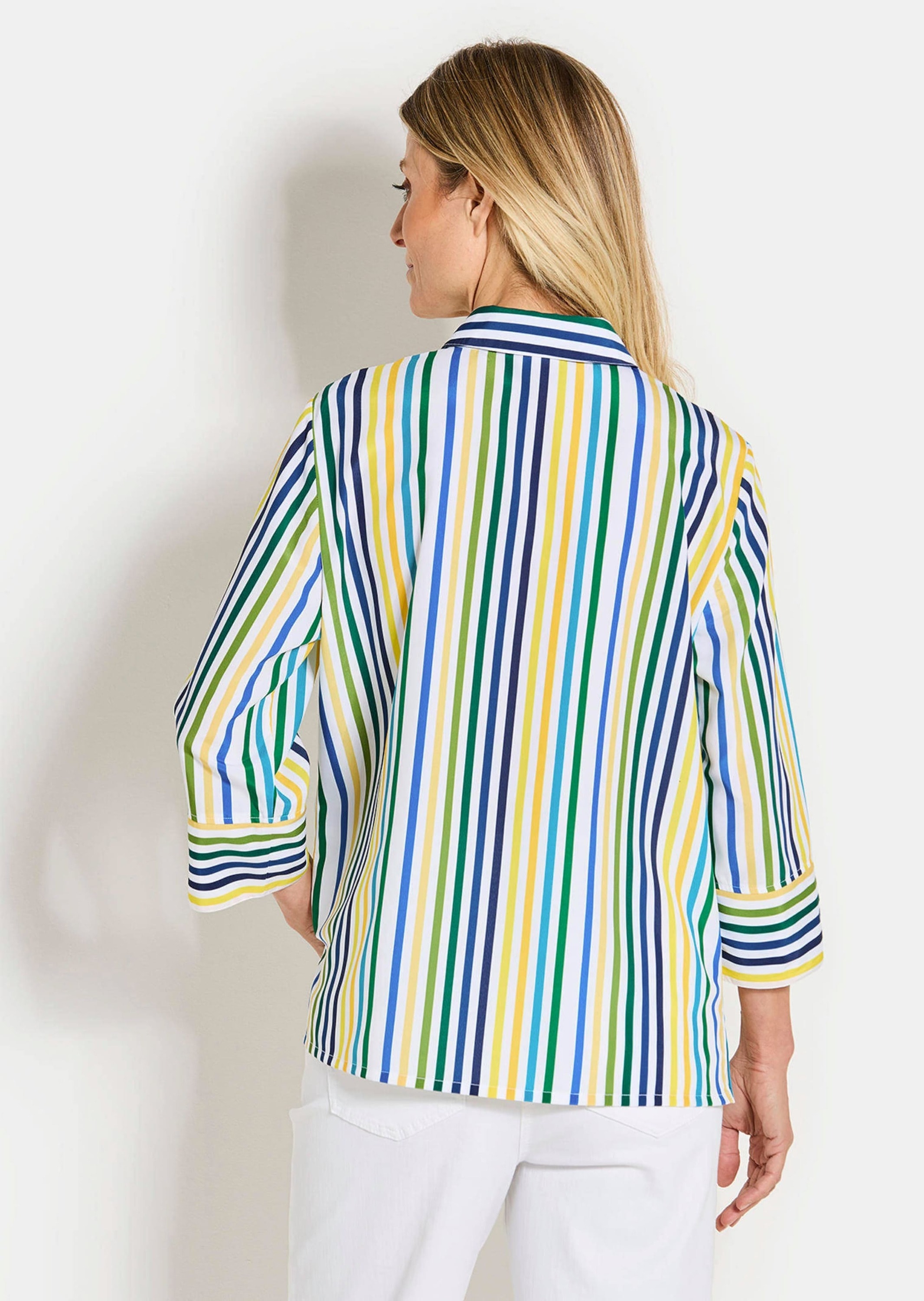 GOLDNER Hemdbluse »Kurzgröße Bluse« Knopfleiste