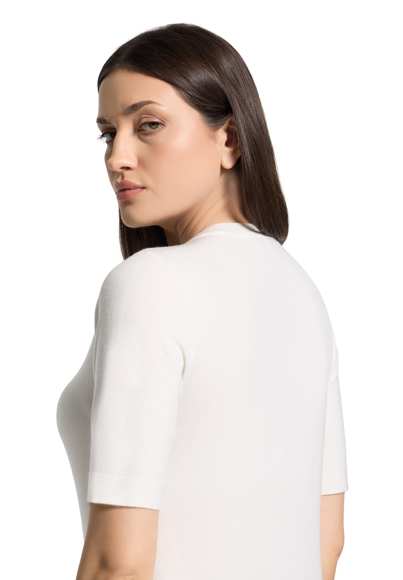 Betty Barclay Rundhalspullover »Basic-Pullover kurzarm«