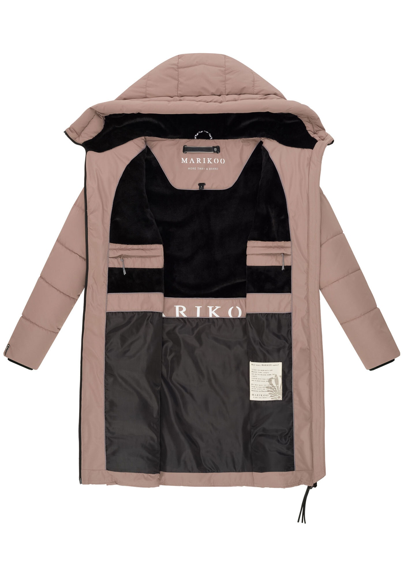 Marikoo Winterjacke »Marikoo Natsukoo Damen Winter Steppjacke lang B978«