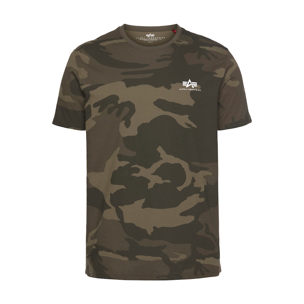 Alpha Industries Rundhalsshirt »Backprint T Camo«