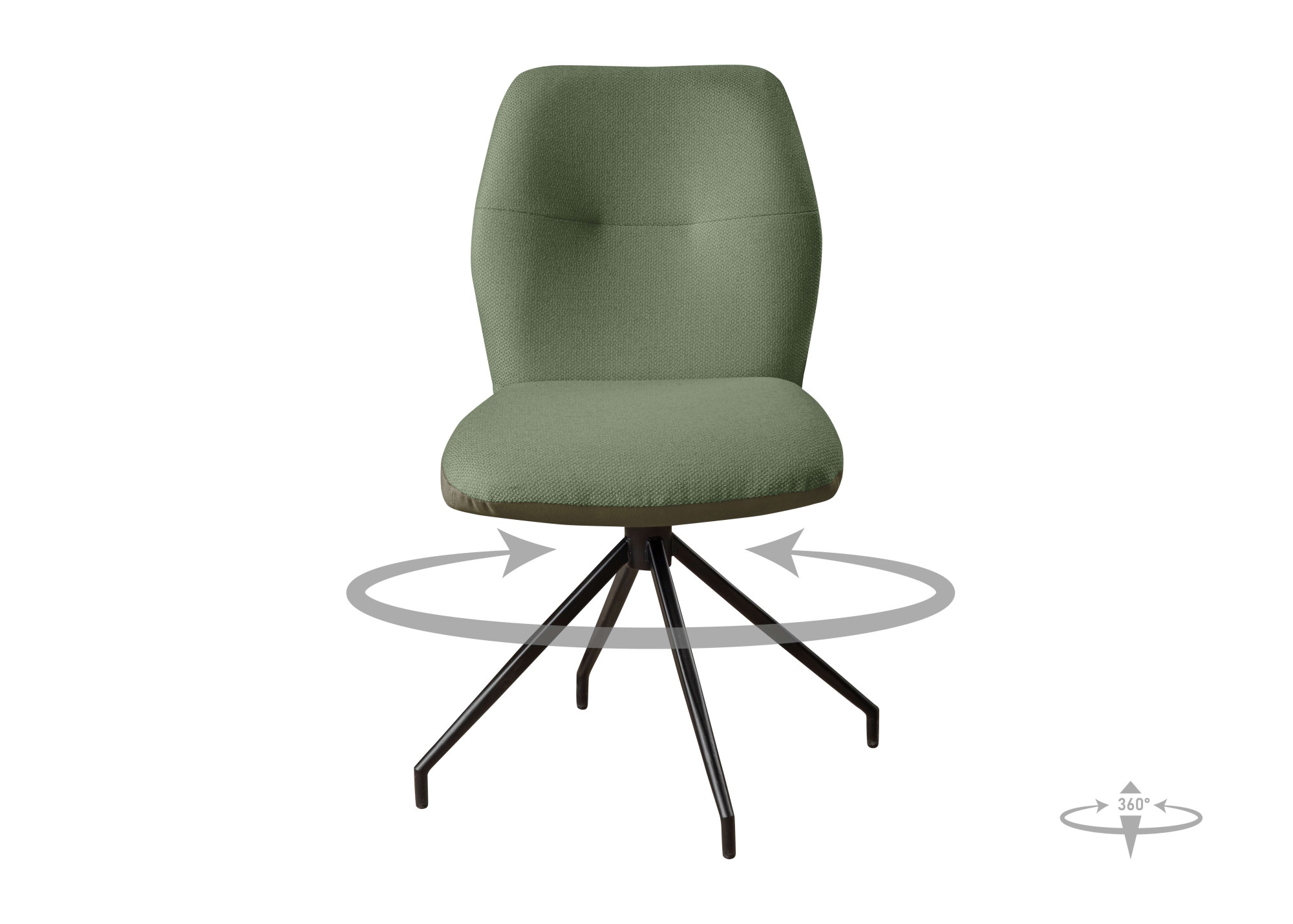 OTTO home Eckbankgruppe »Bruna Essecke, Sitzgruppe, Eckbankgruppe, Küchenbankgruppe« Set, 4tlg, 4 tlg. tlg. Stuhl: 360° drehbar (Rückst.), 2-Stoff-Design. Wellenfederung Eckbank