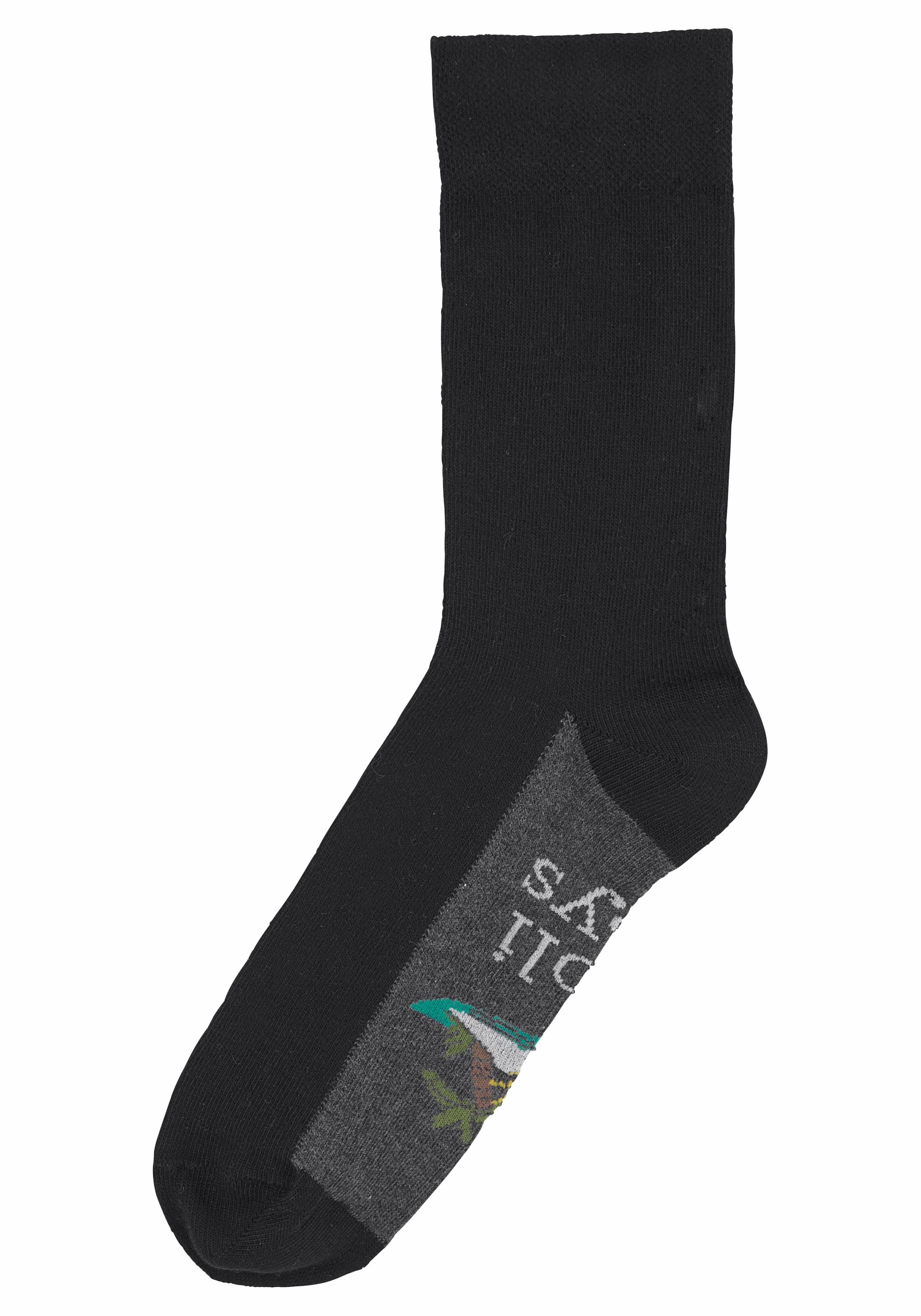 H.I.S Socken, (Packung, 3 Paar), mit Bier Print