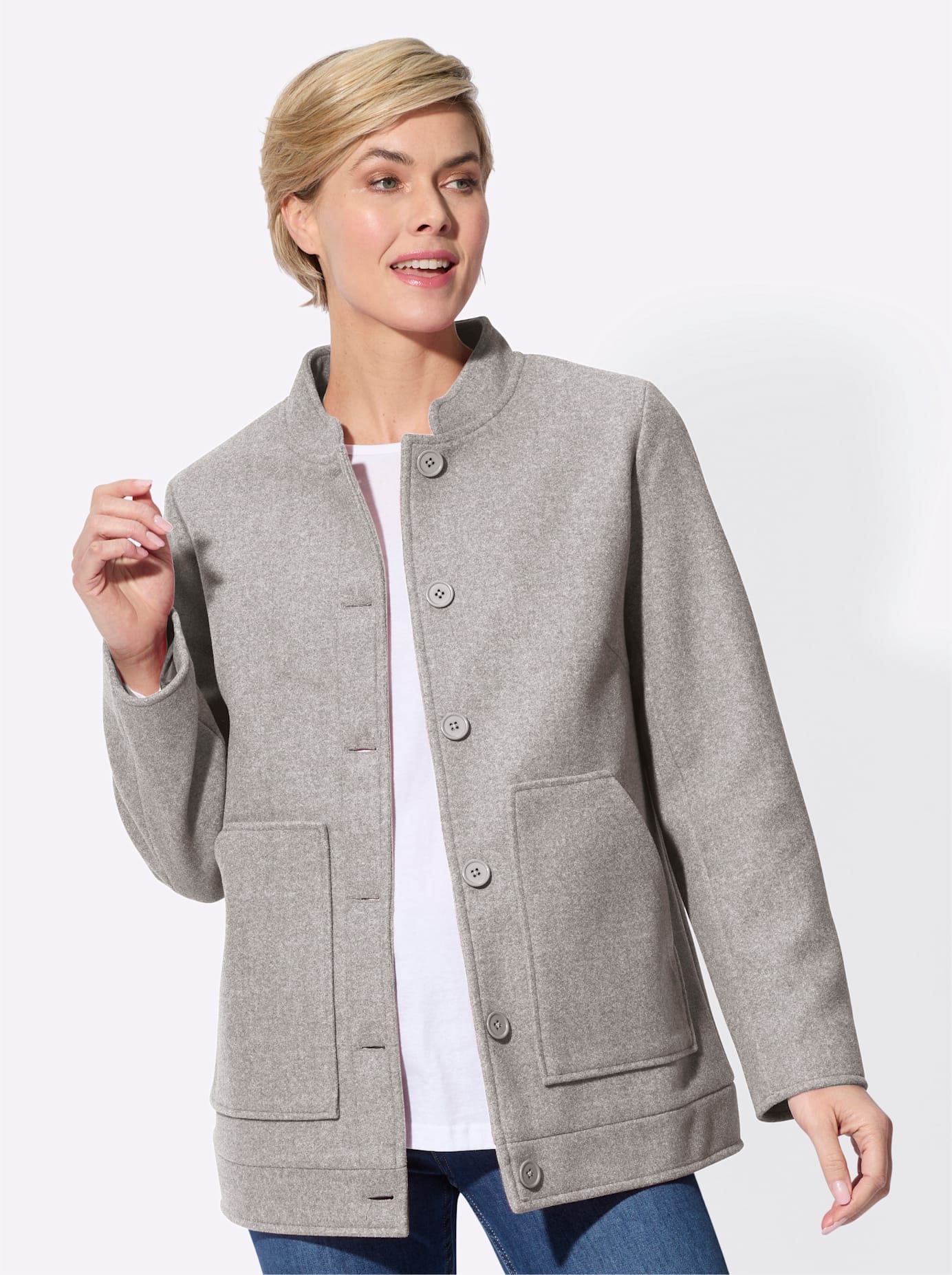 Classic Basics Walkjacke, ohne Kapuze