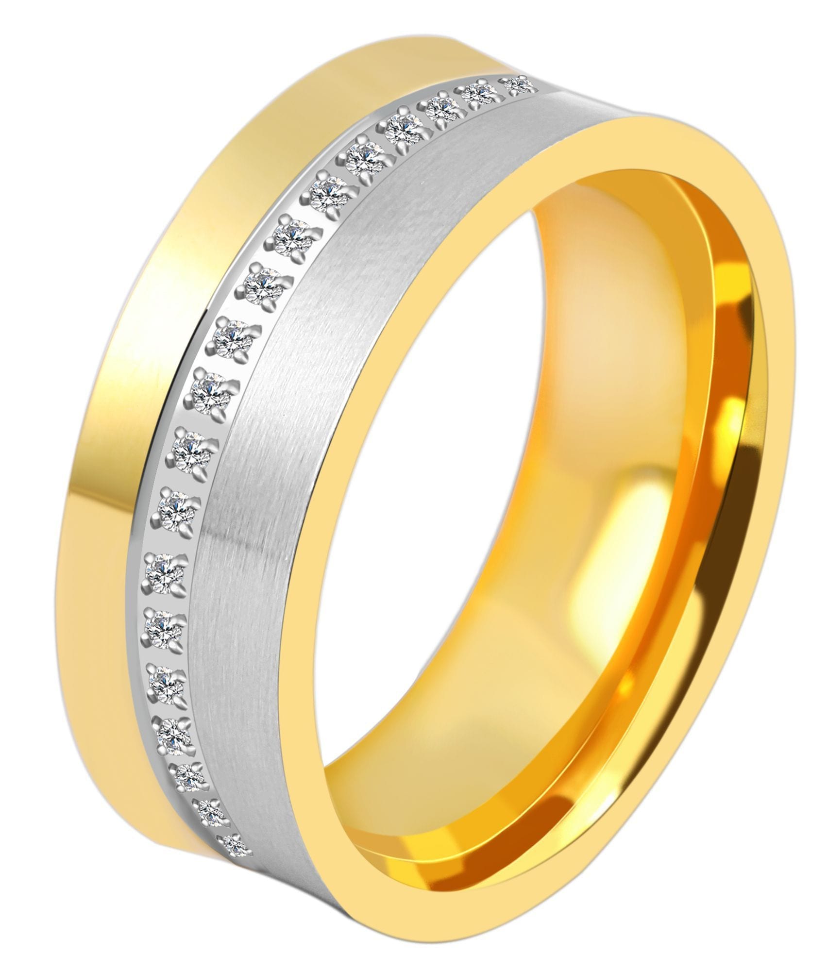 Adelia´s Fingerring »Damen Ring aus Edelstahl«
