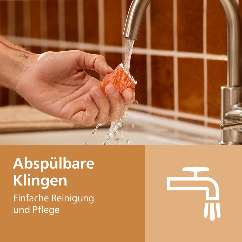 Philips Haarschneider »Serie 3000 HC3734/15« 1 Aufsätze 9 Längeneinstellungen, Trim-and-Flow