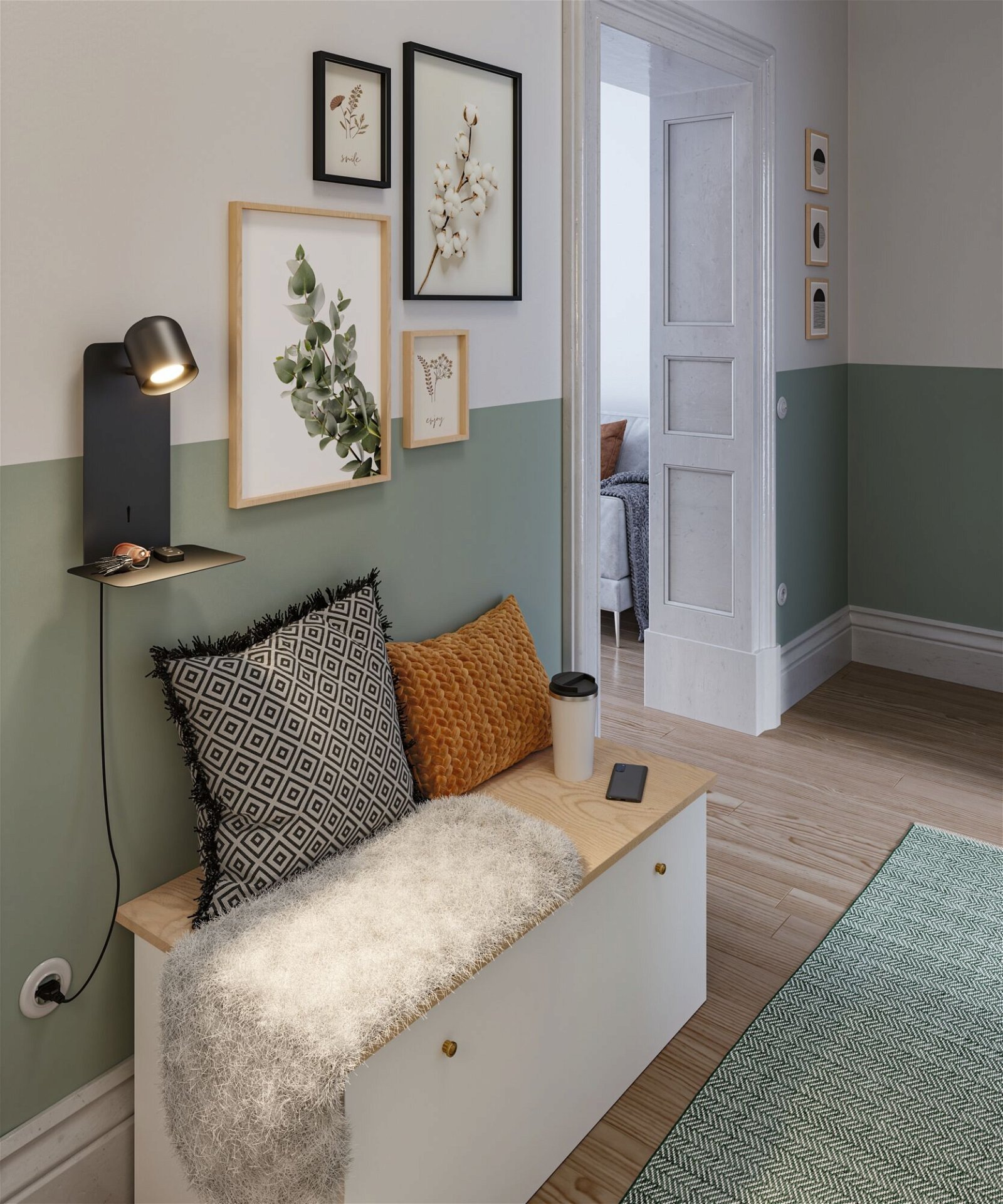 Paulmann Wandleuchte »Malena max. 1x5W USBC 230V Metall« GU10 GU10