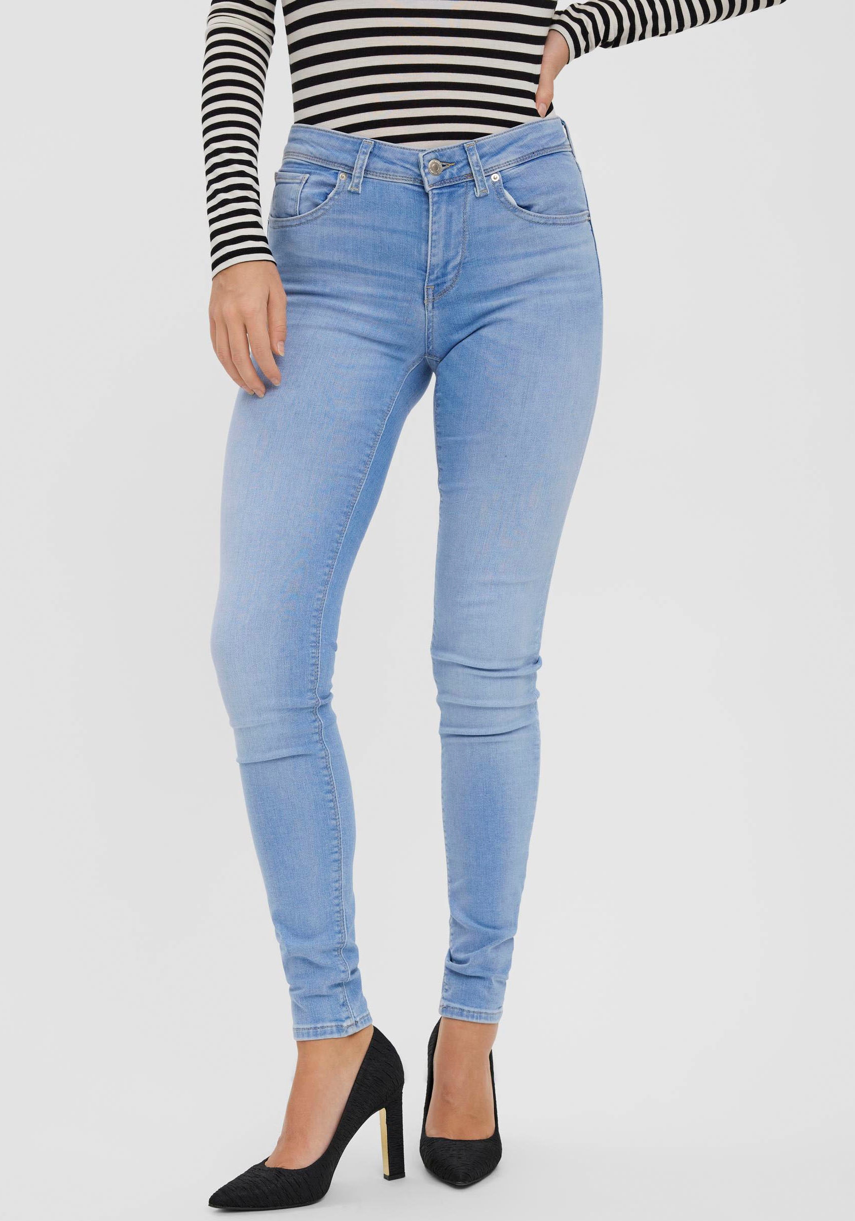 Vero Moda Skinny-fit-Jeans »VMLUX MR SLIM JEANS RI371«