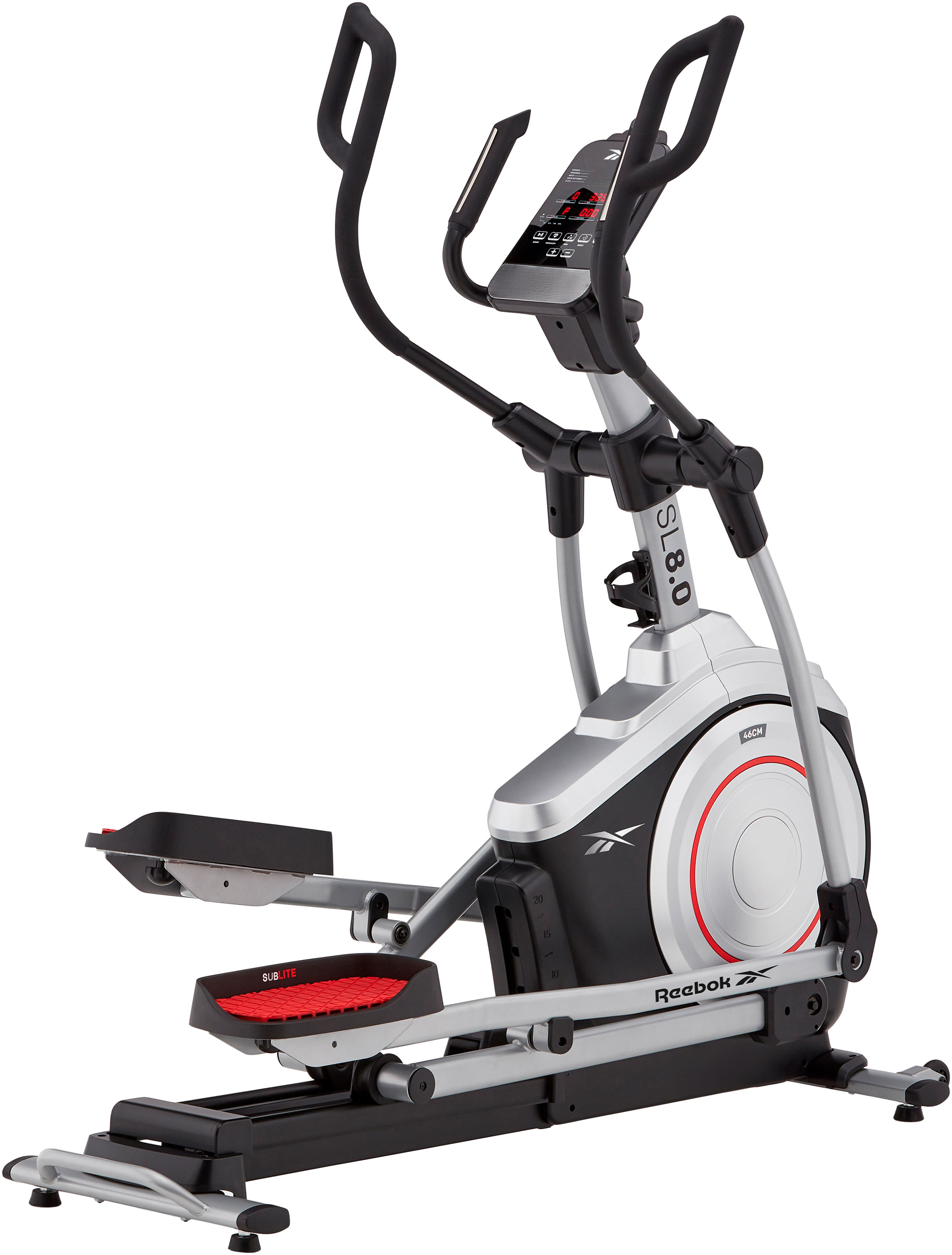Reebok Ellipsentrainer-Ergometer »SL8.0« Schwungmasse ca. 9 kg, 24 Widerstandsstufen in silberfarben