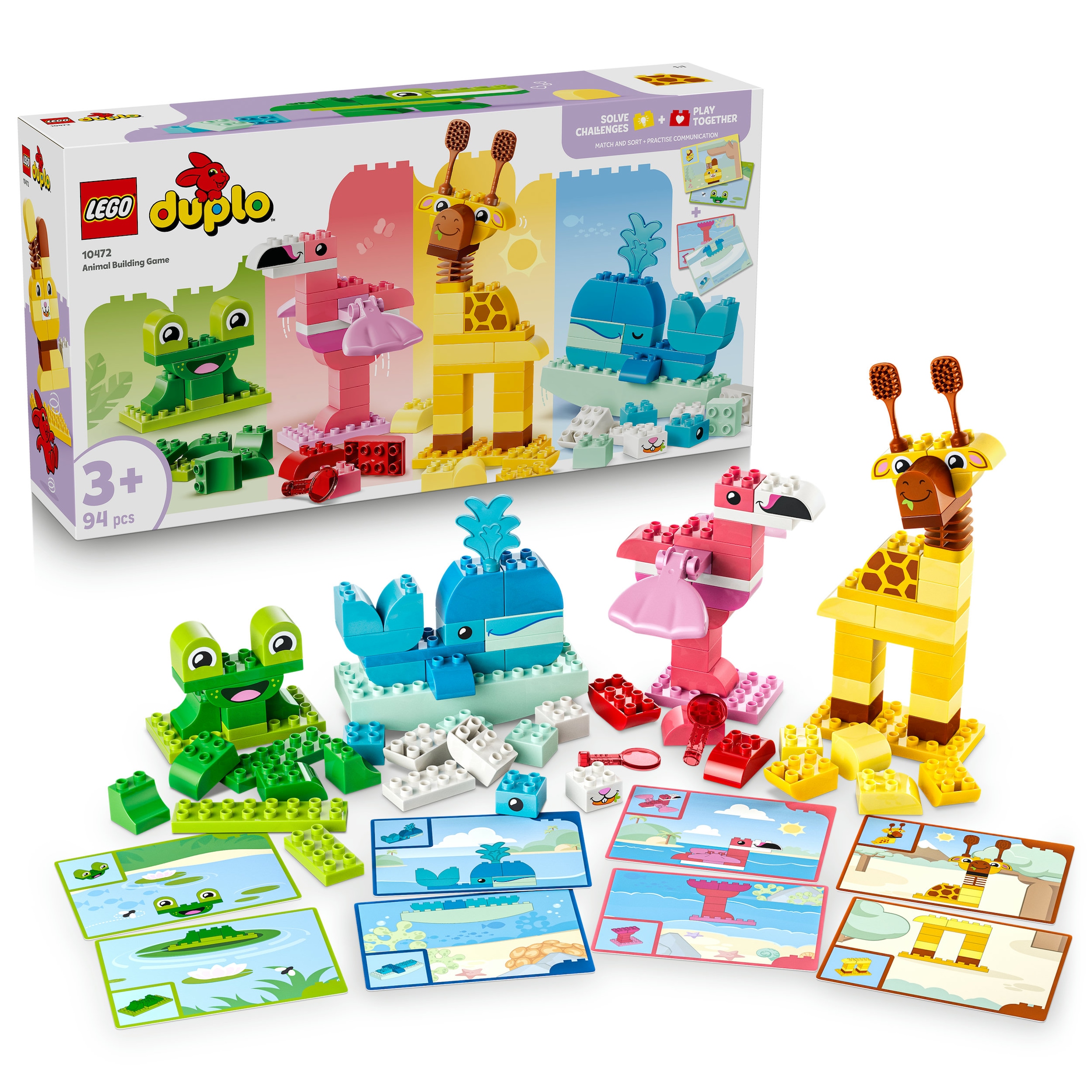 LEGO® Konstruktionsspielsteine »Wir Bauen Tiere (10472), LEGO DUPLO Town« Made in Europe
